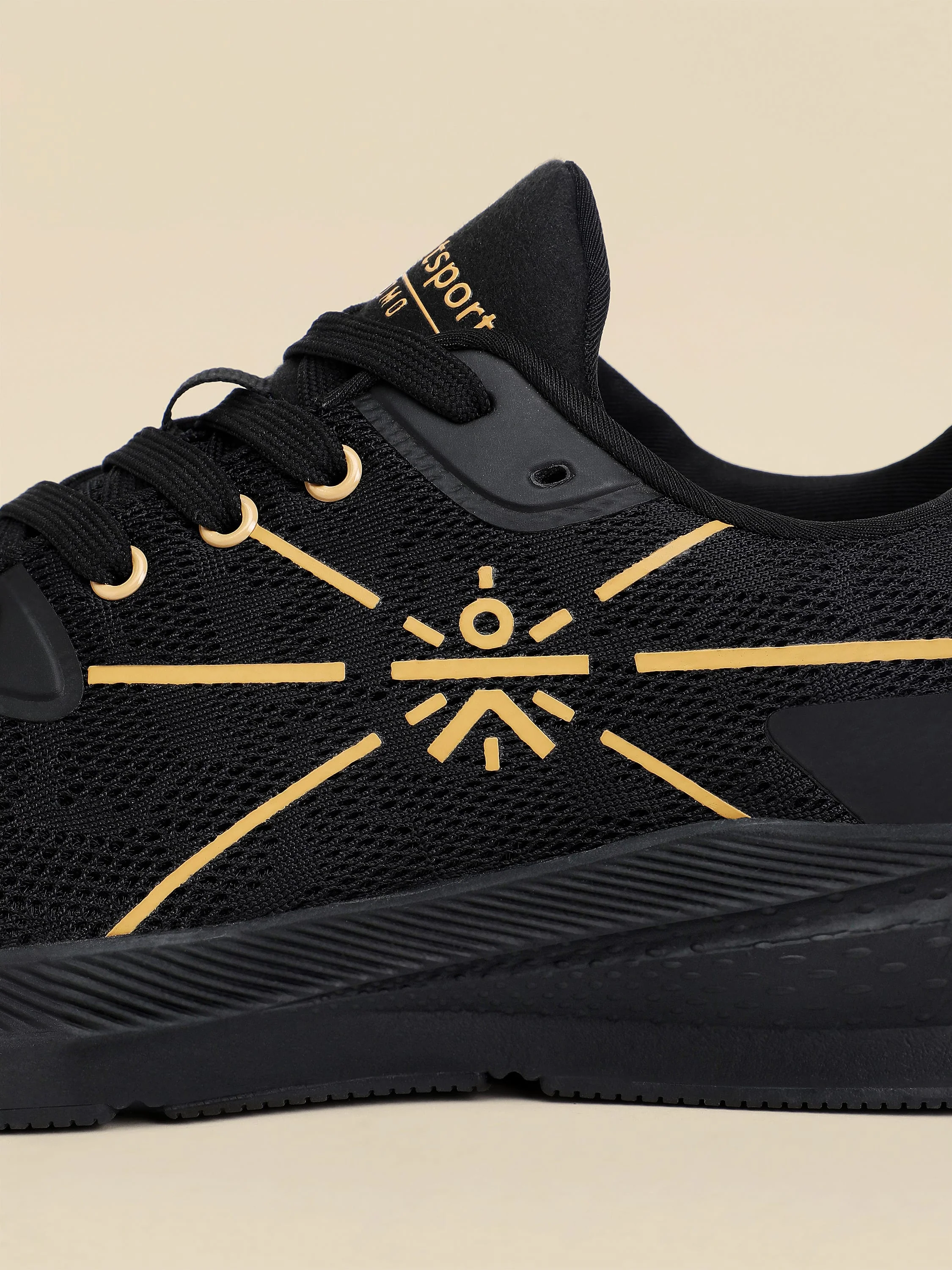 cult Flomo Men Running Shoes - Black/Gold - Image 8