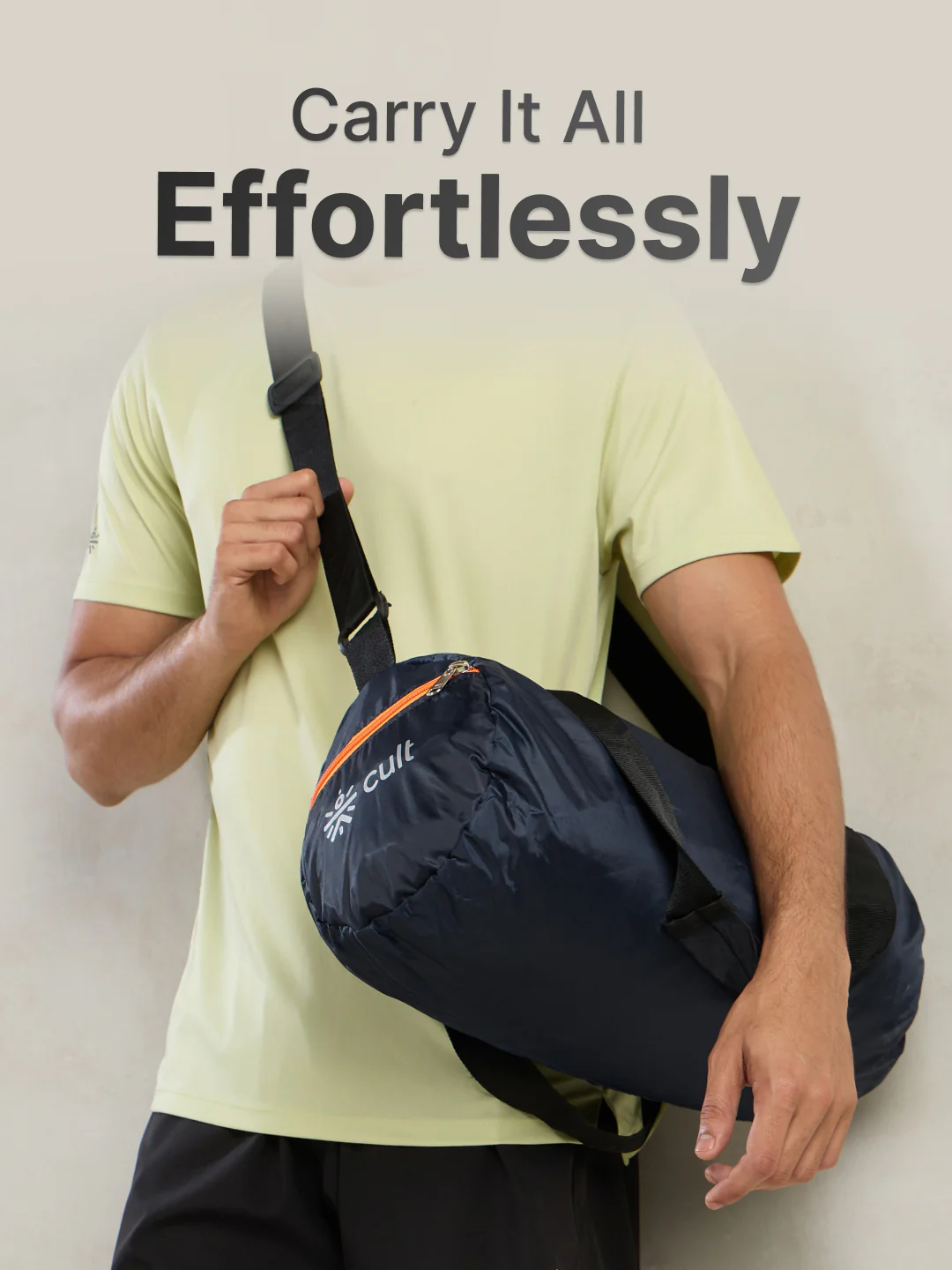 Foldable Gym Bag 20L - Navy - Image 2