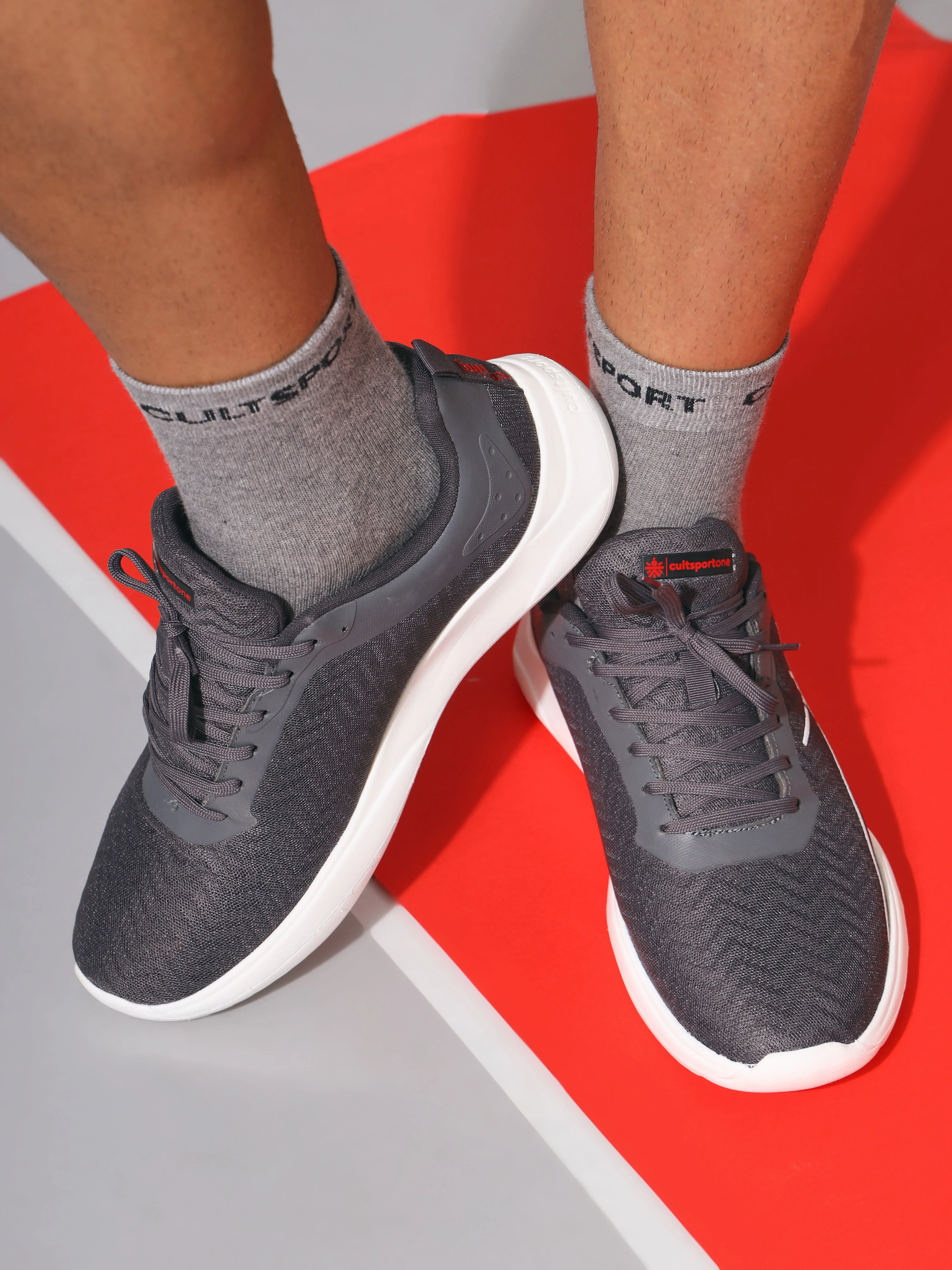 cult Freedom Men Running Shoes - Dark Grey - Image 3