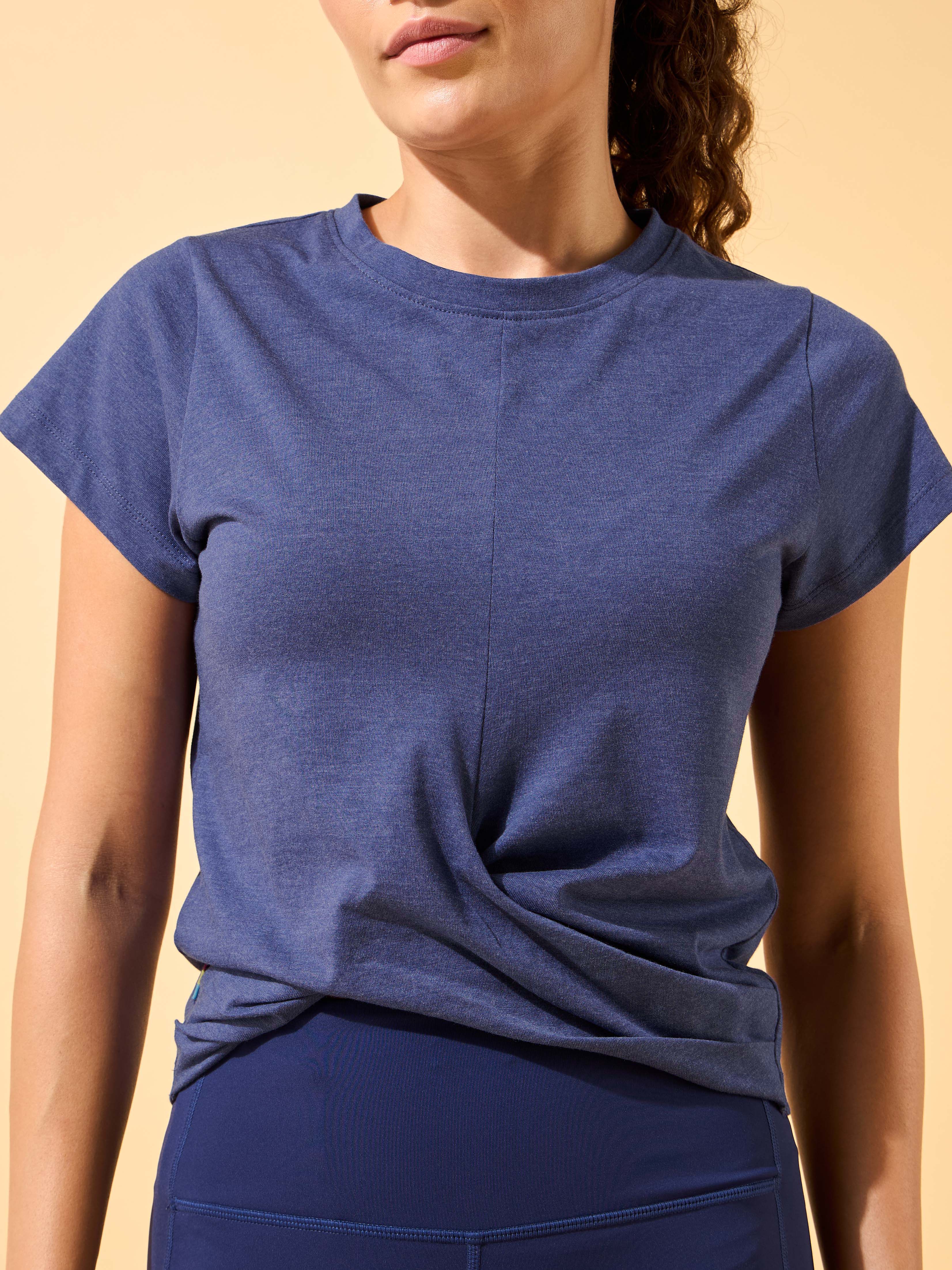 Front Knot Stylised T-shirt - Image 6