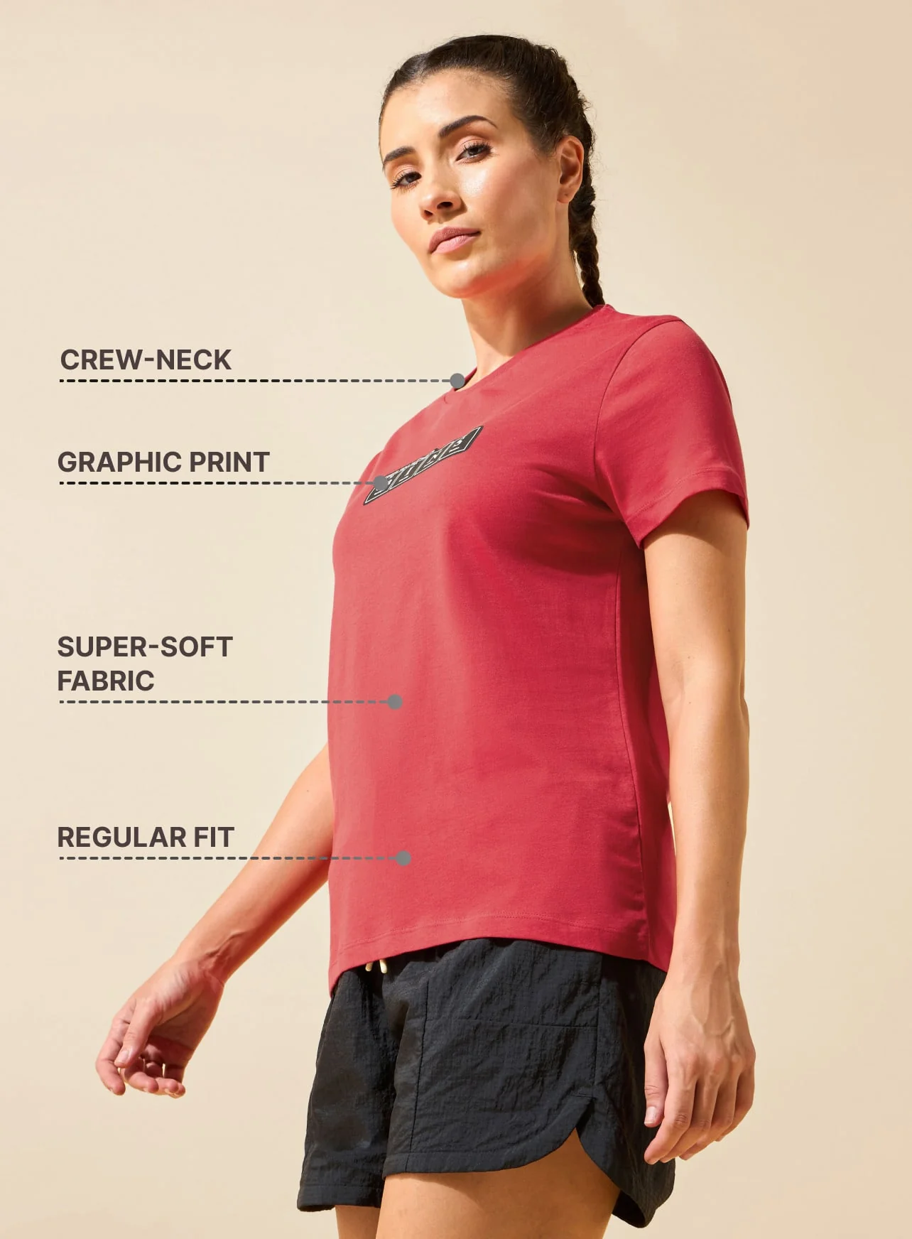 Gains Typographic Training T-shirt - Image 4