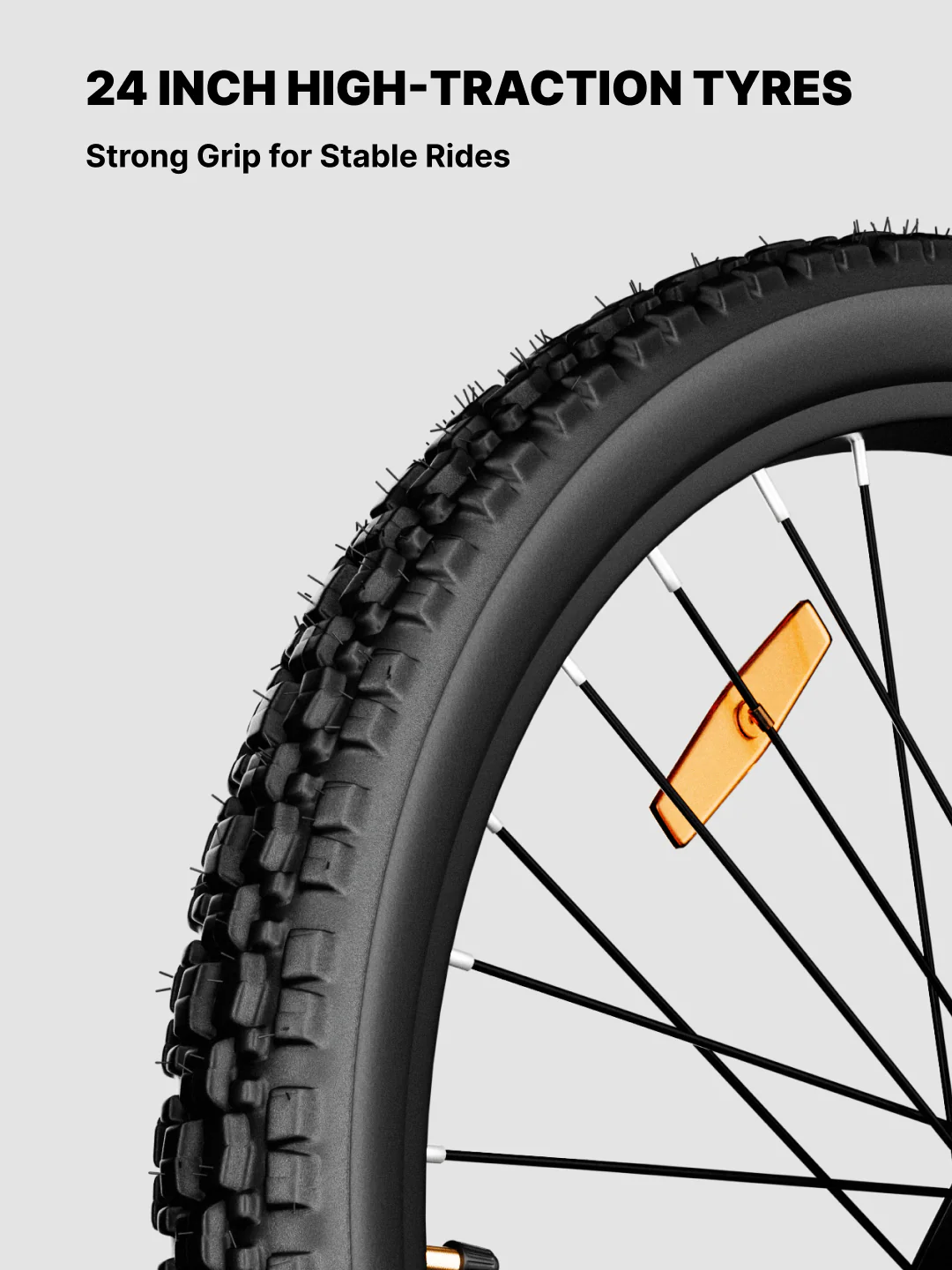 Galaxy Max Mountain Bike Steel 7 Speed Cycle 24 inch Tyre, White With Front Suspension, Single Wall Rim and Dual Disc Brakes Ideal For 4.5 ft to 5.3 ft - Image 7