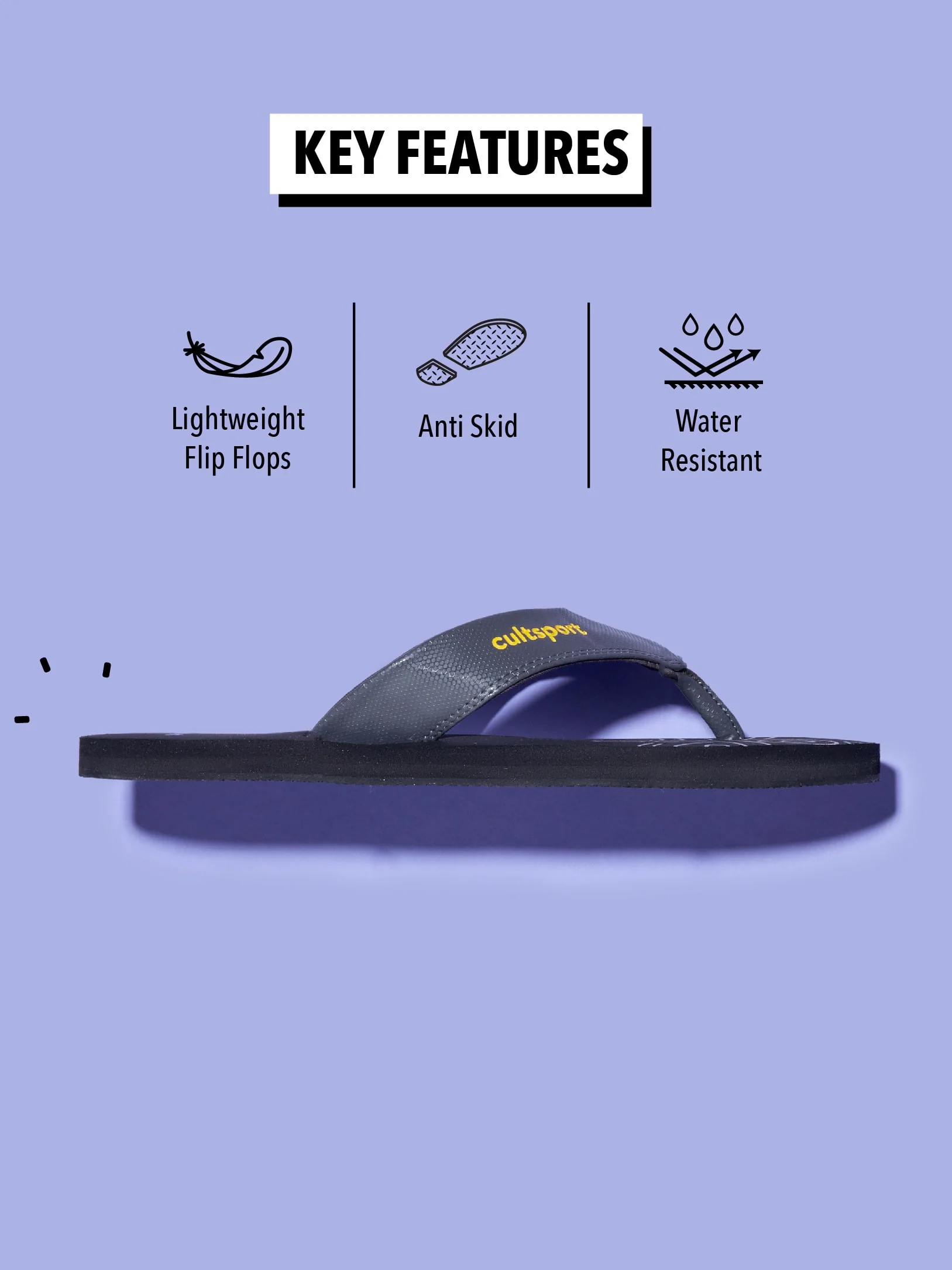 cult Float Sweat Absorbing EVA Flip Flops - Image 3