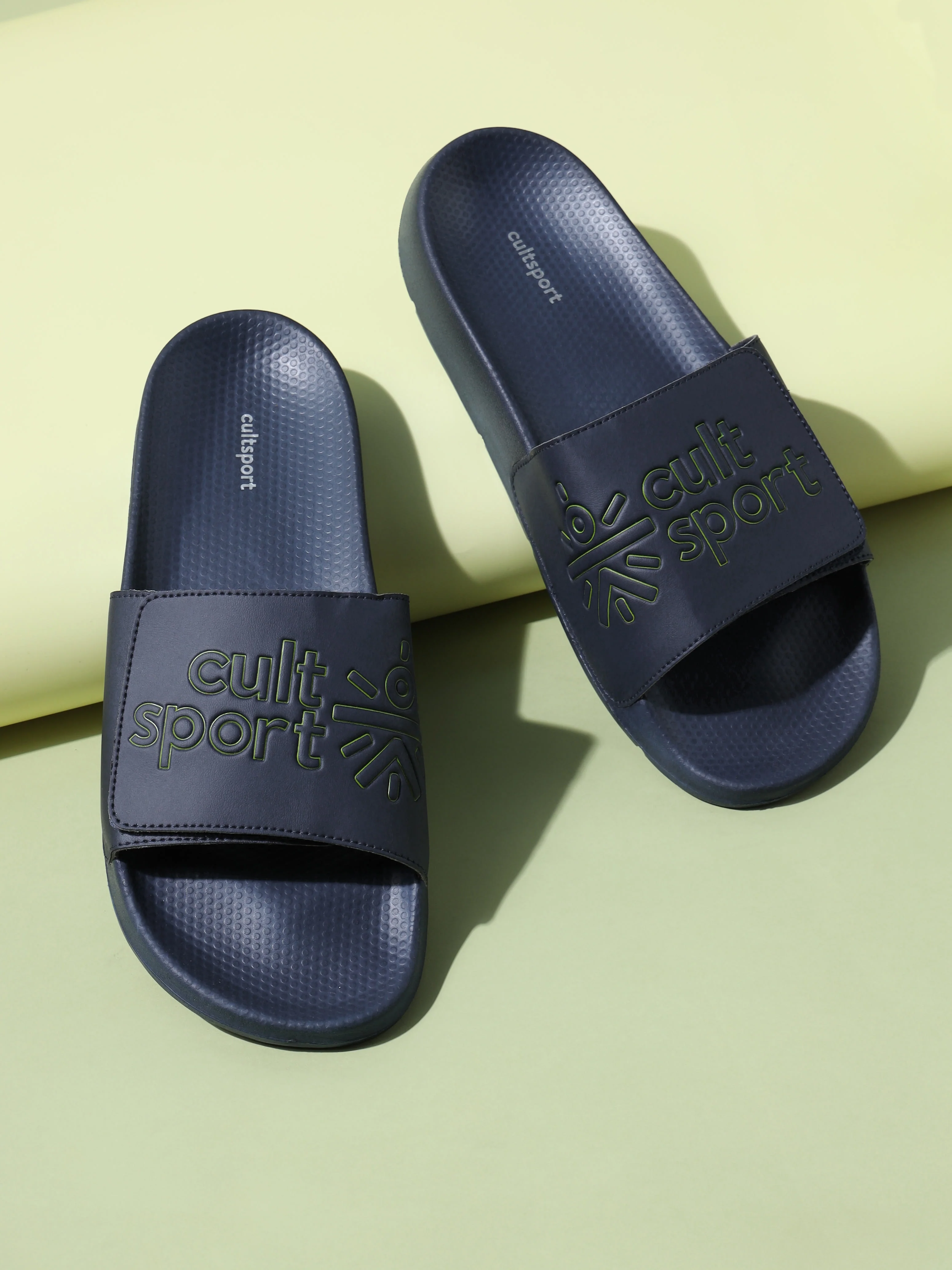 cult Glissade Navy Men Slides - Image 2
