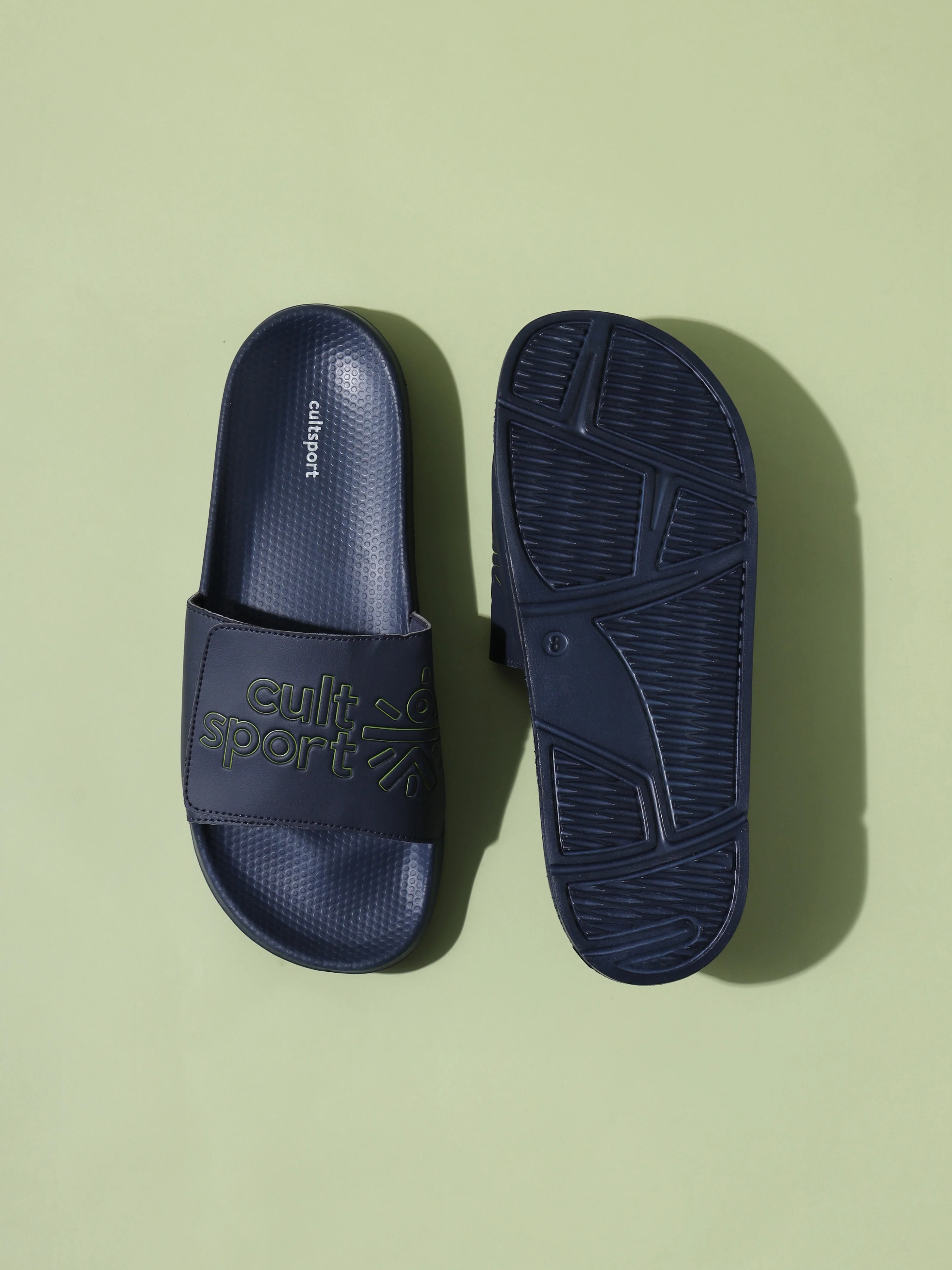 cult Glissade Navy Men Slides - Image 6
