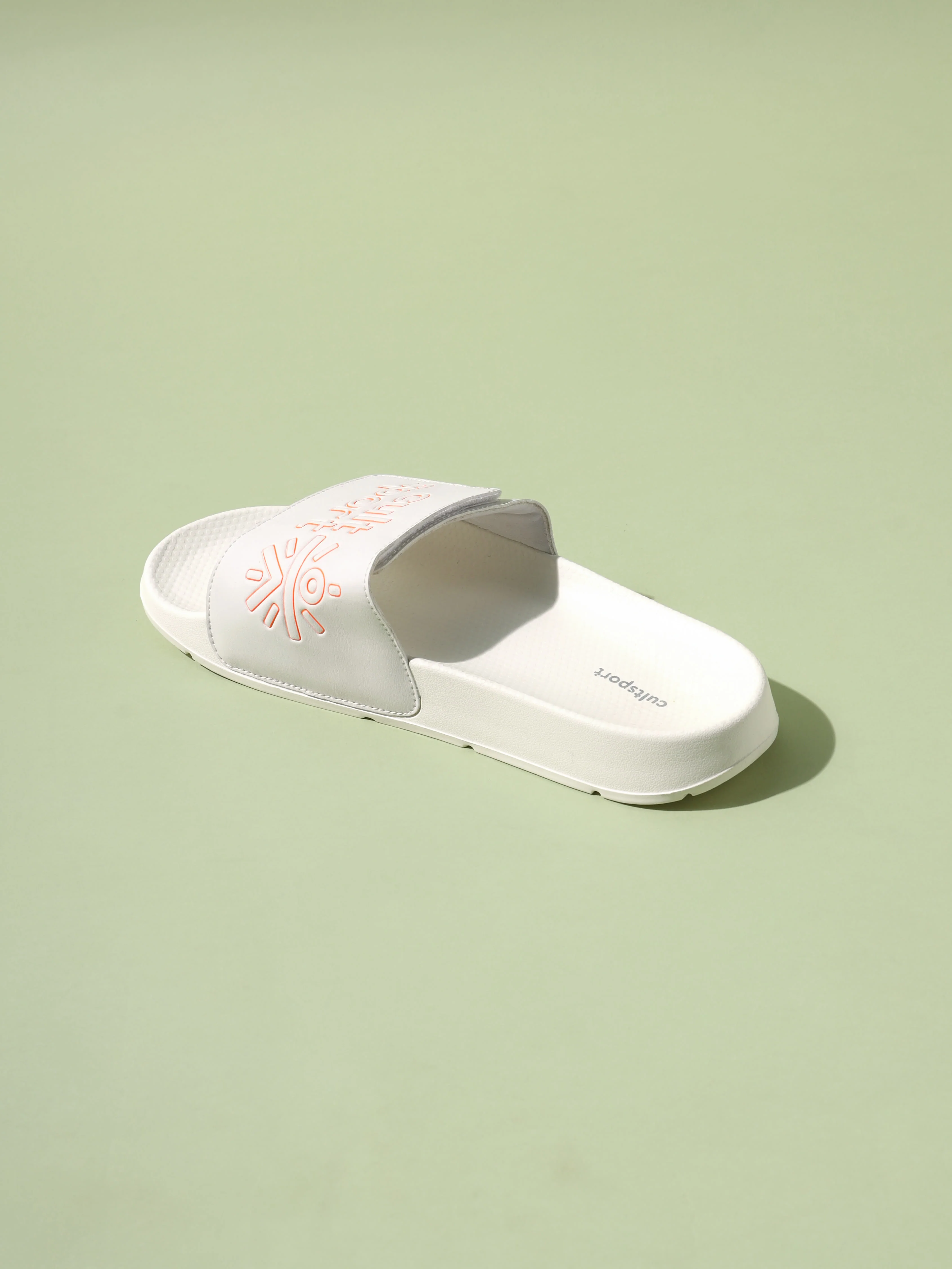 cult Glissade White Men Slides - Image 5