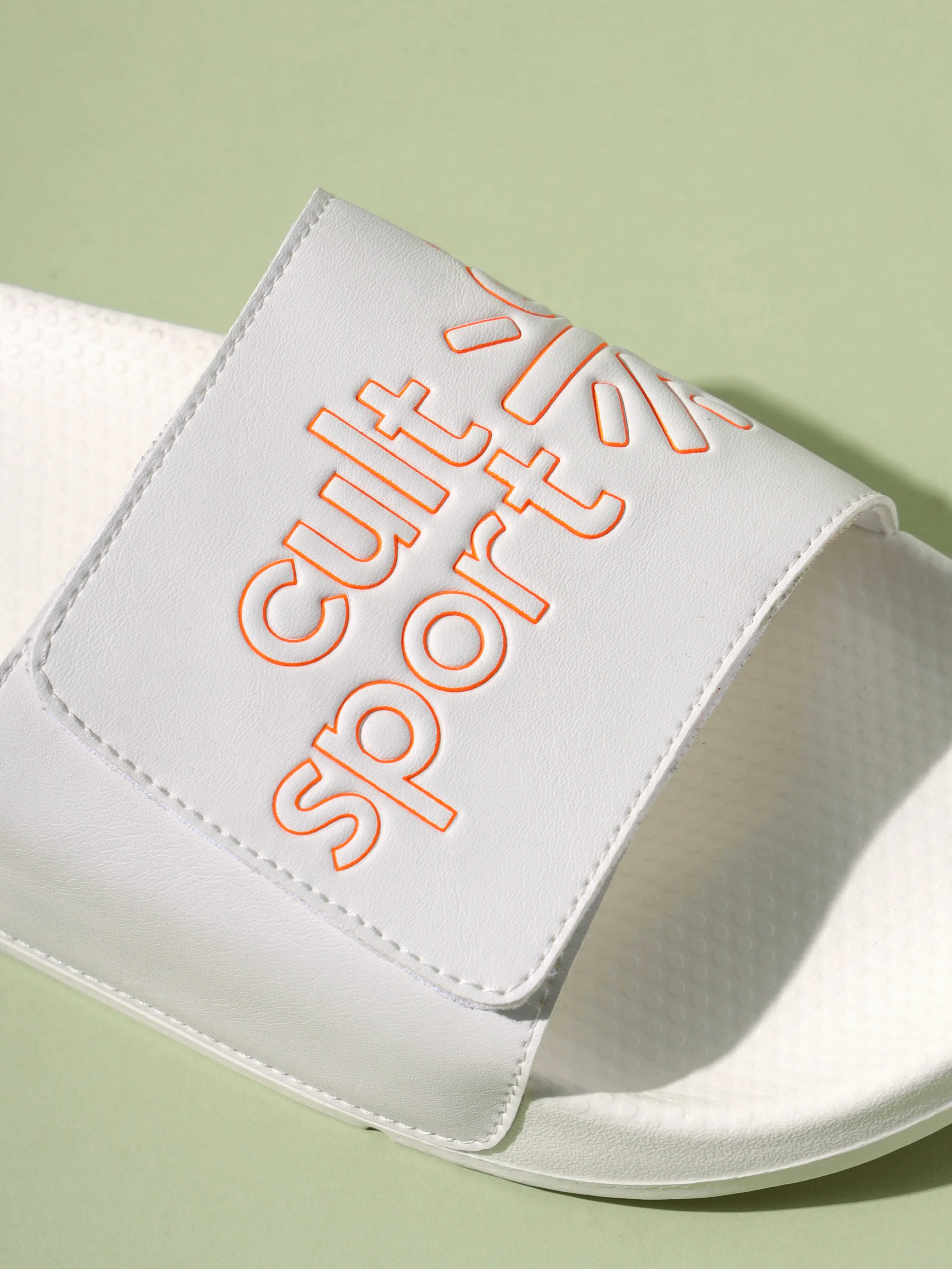 cult Glissade White Men Slides - Image 7