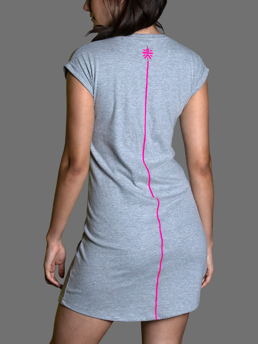Women Go-beyond Athletic Grey Dress - Image 2