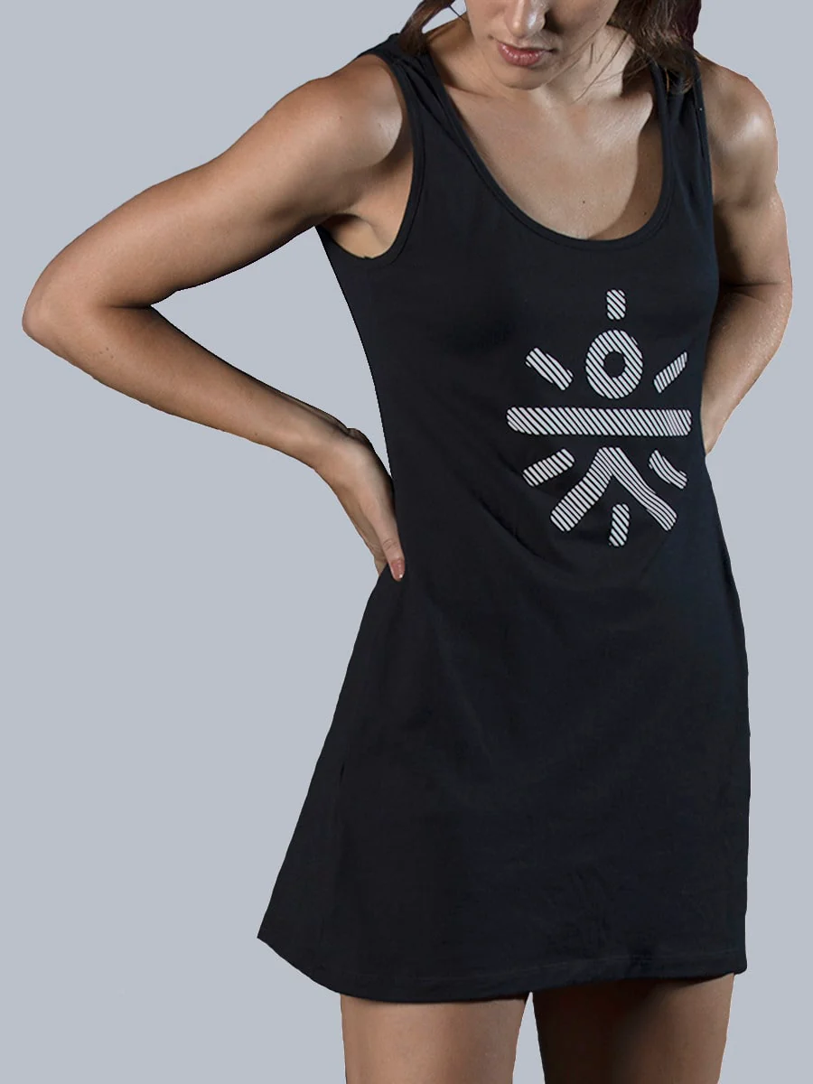 Women Go-beyond Black Mesh Dress - Image 4