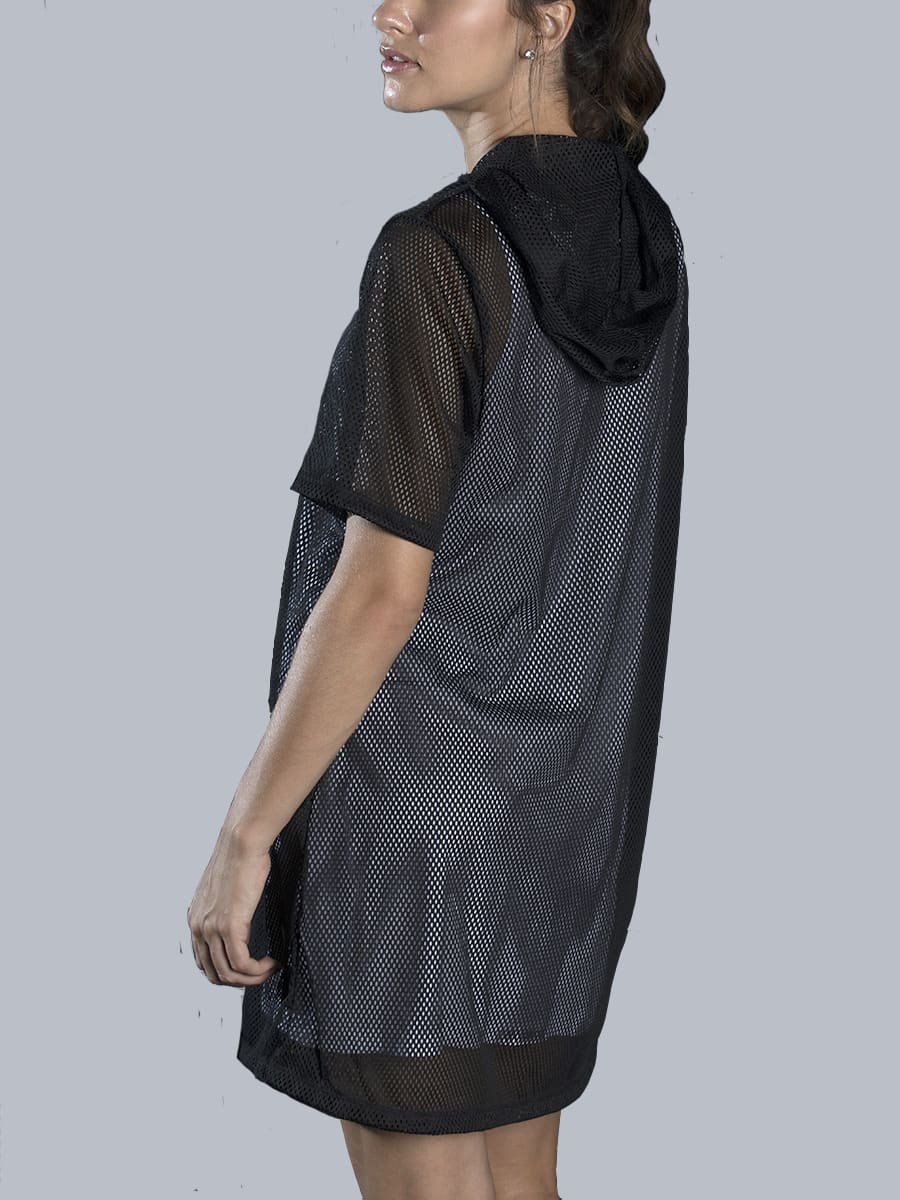 Women Go-beyond White Mesh Dress - Image 2