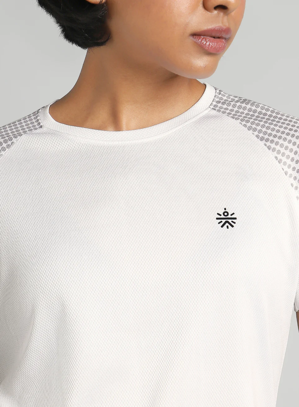 Halftone Print Raglan Workout T-shirt - Image 7