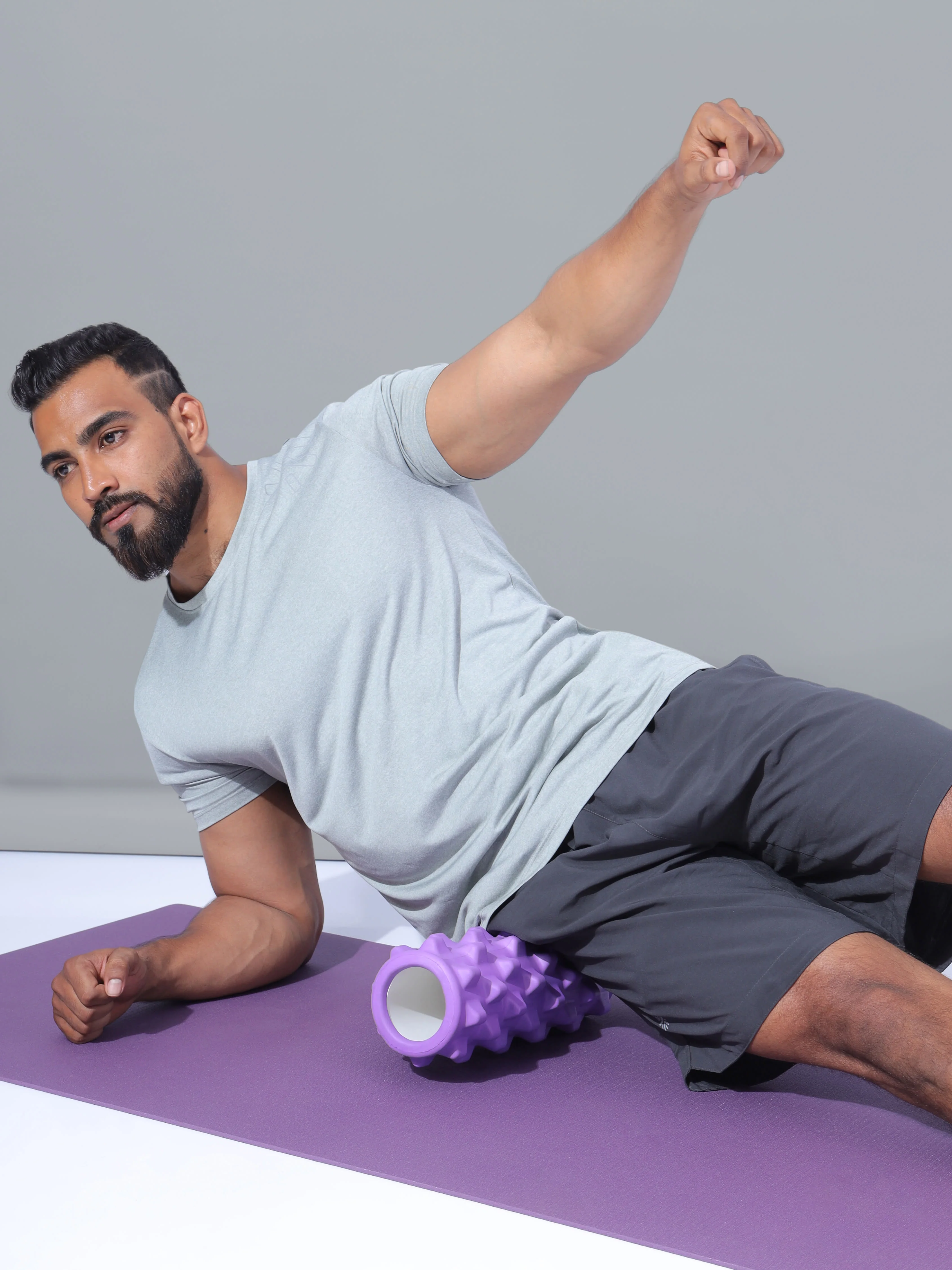 High Density Grid EVA Foam Roller - Image 3