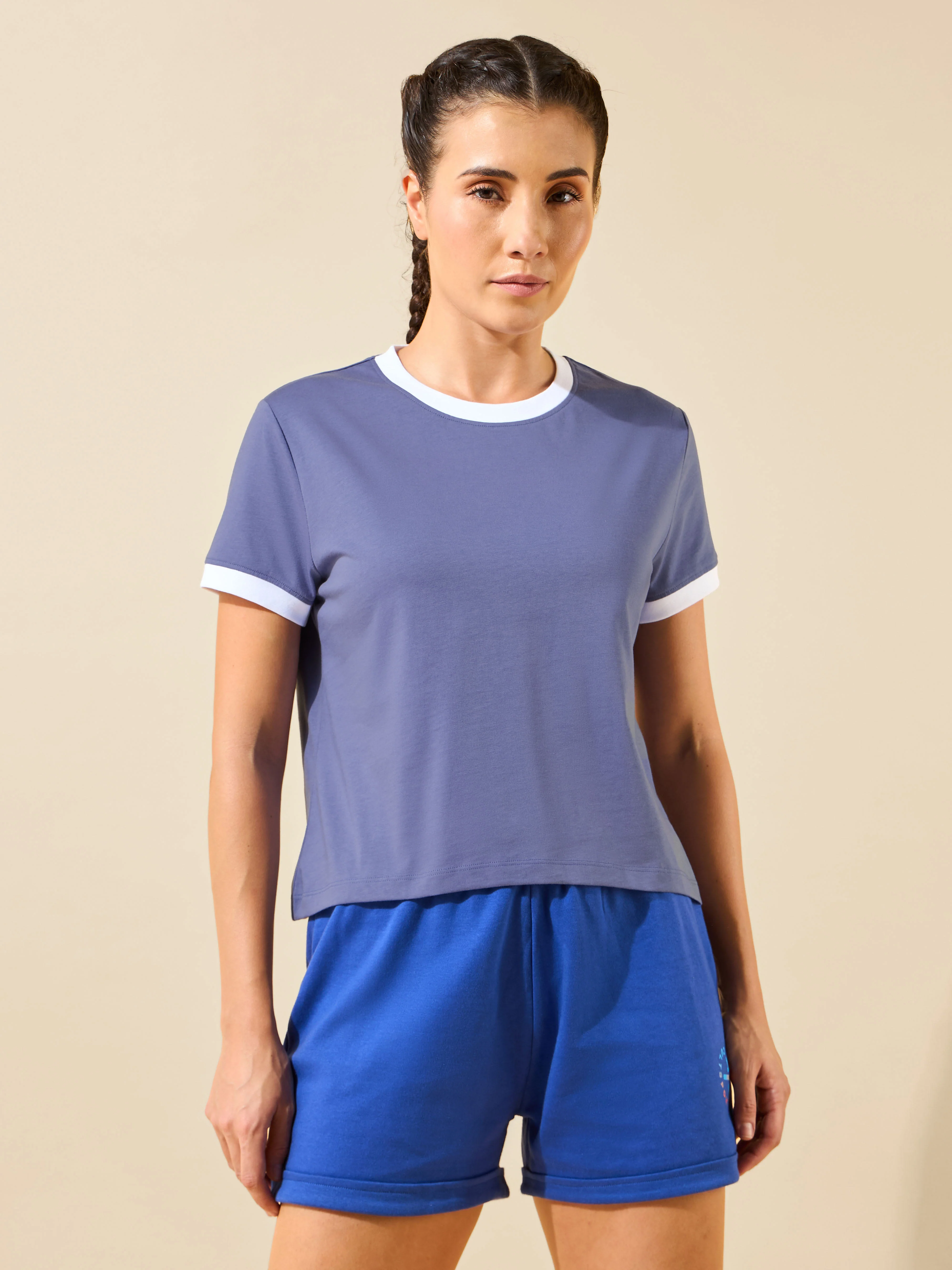High Impact Cropped Training T-shirt - Image 3