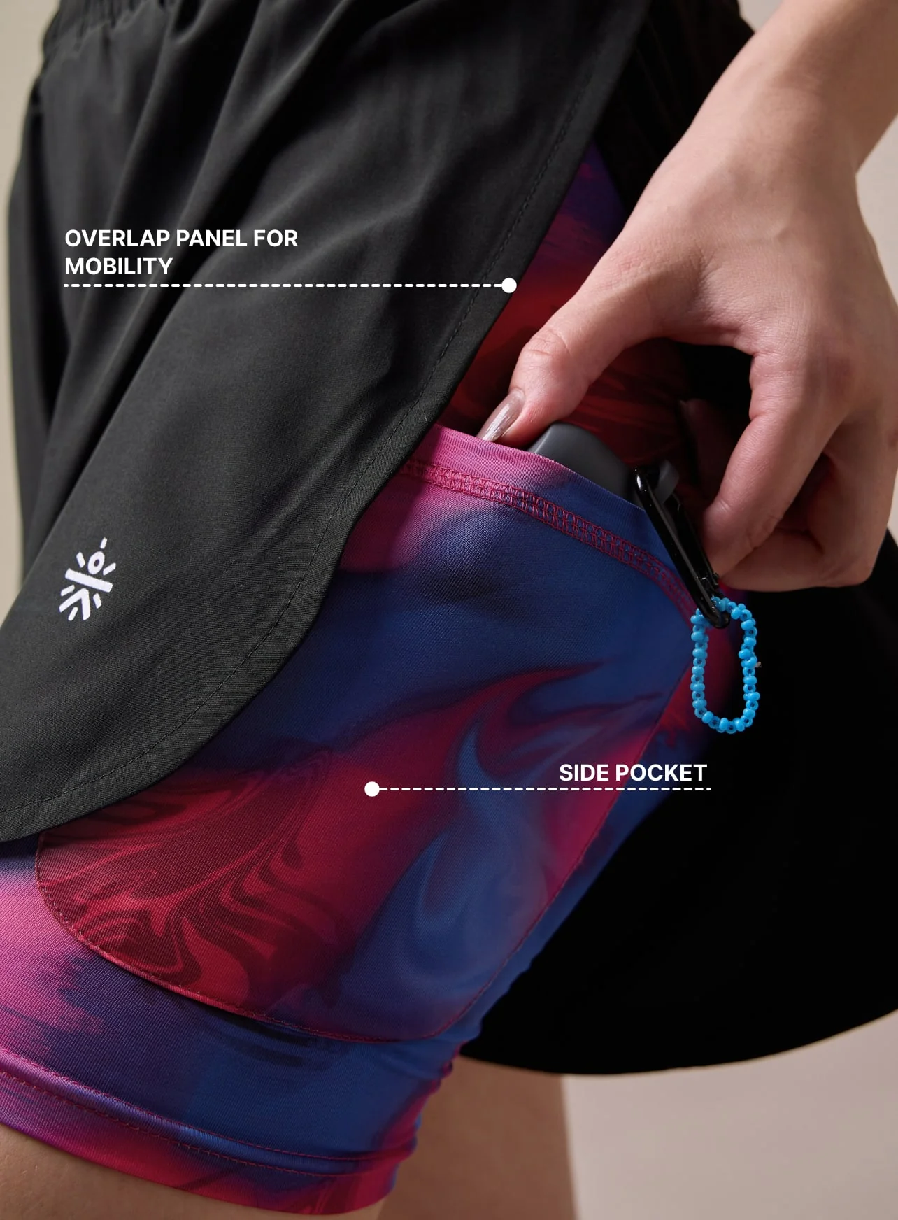 High Spirit AOP Built-In Shorts - Image 8