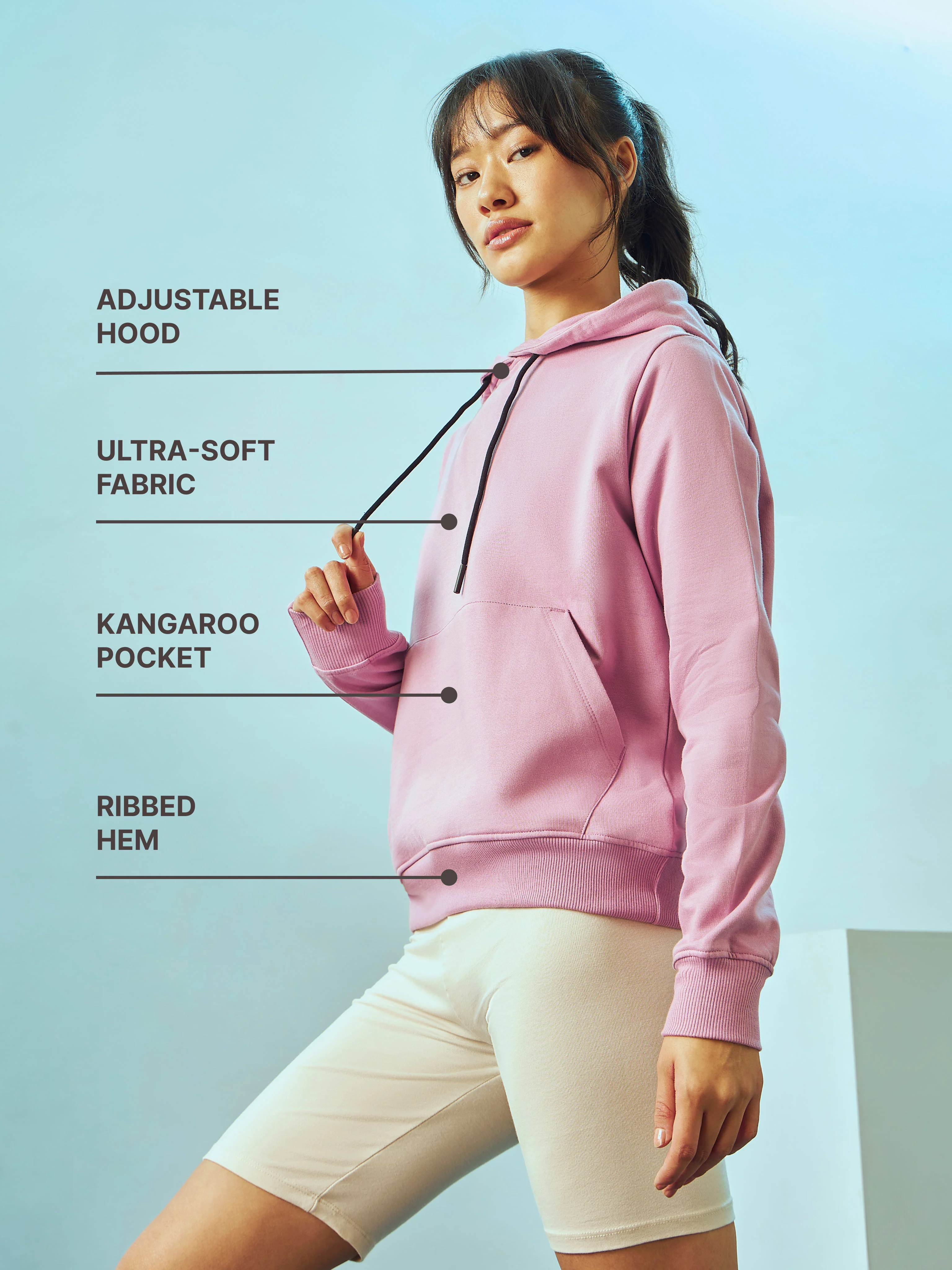 Hooded Sweatshirt with Kangaroo Pocket - Image 3