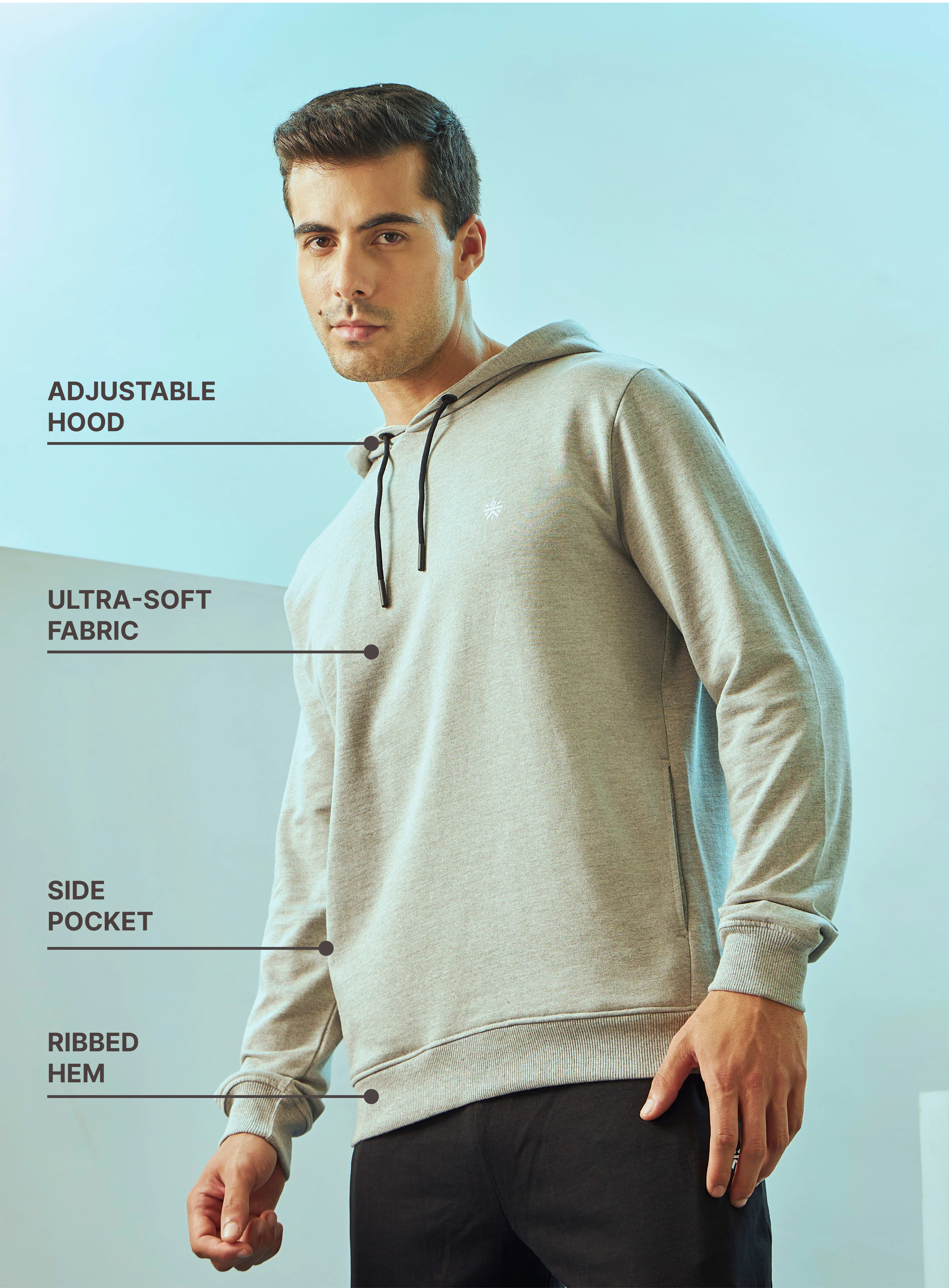 Hooded Sweatshirt with Side Pockets - Image 5