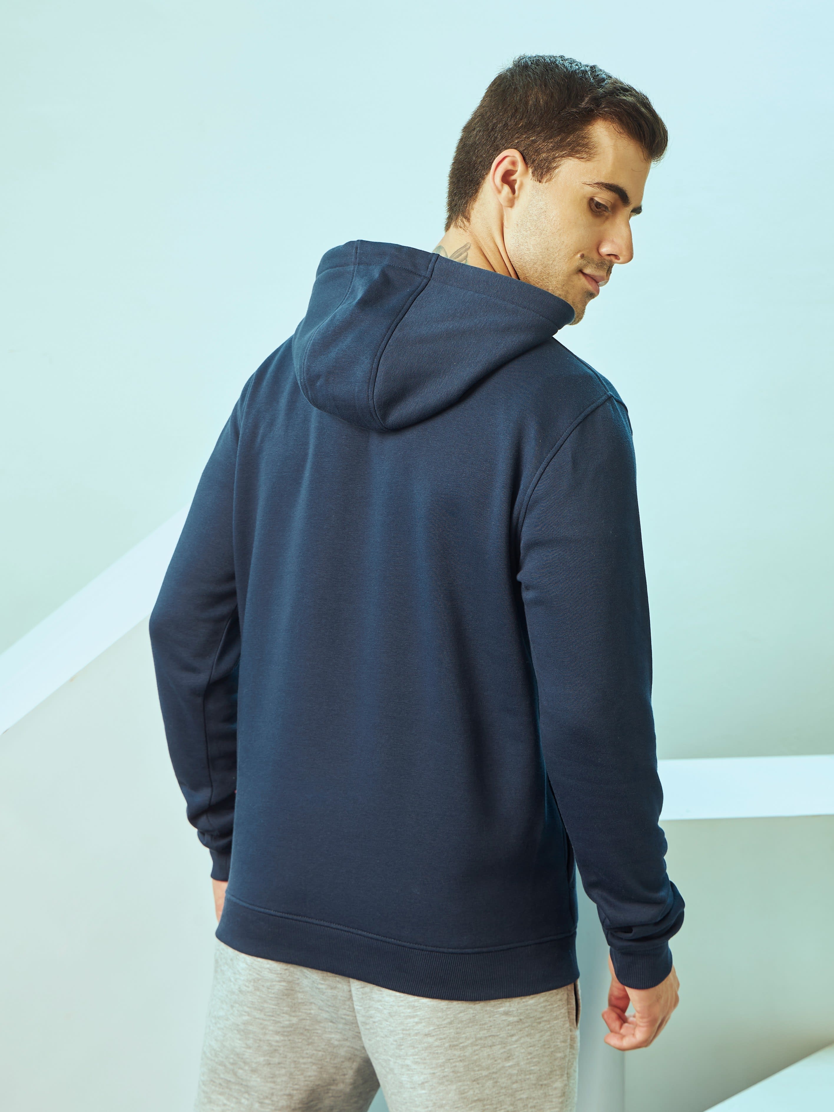 Hooded Sweatshirt with Slit Pockets - Image 4