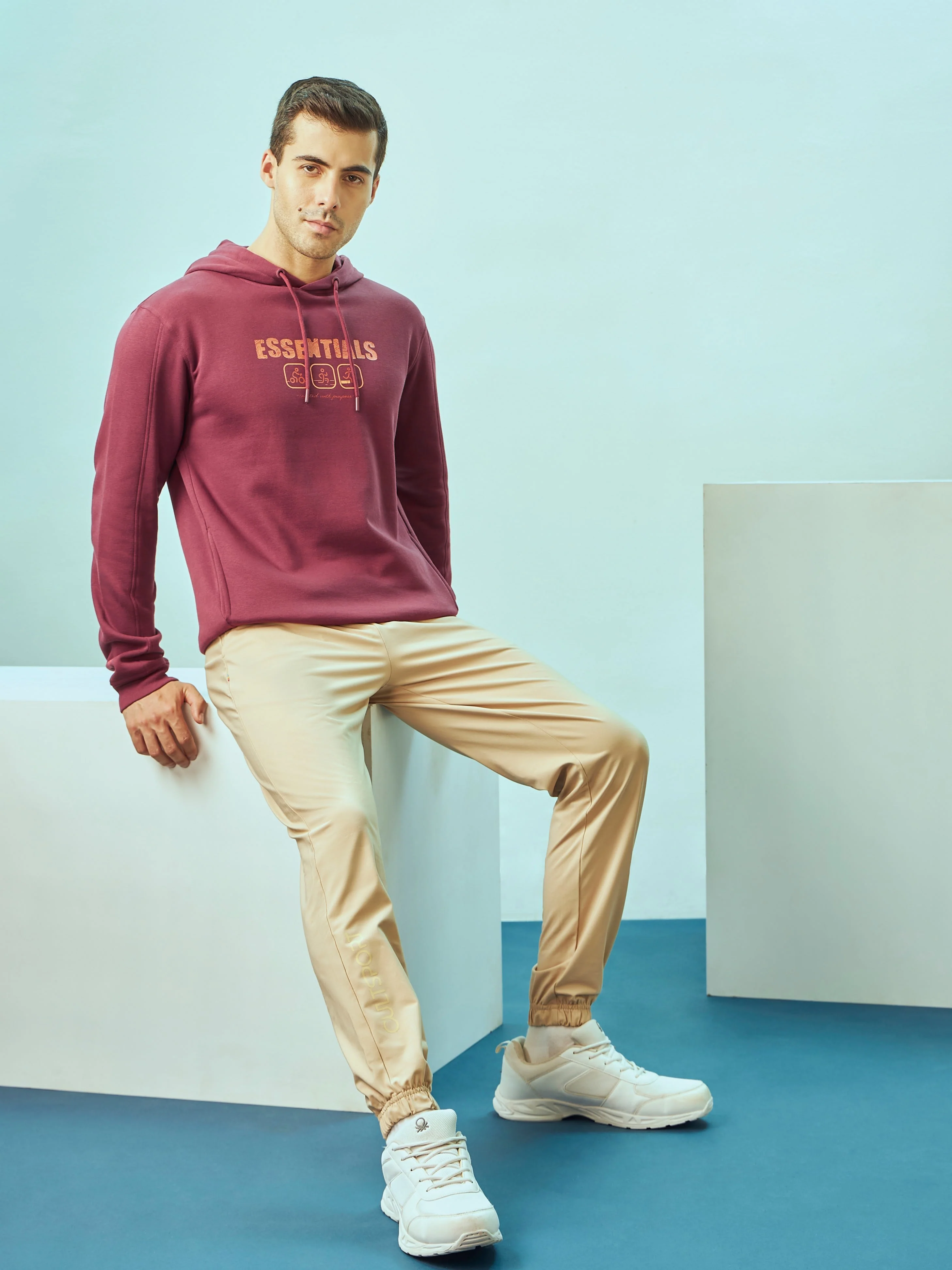 Hooded Sweatshirt with Slit Pockets - Image 2