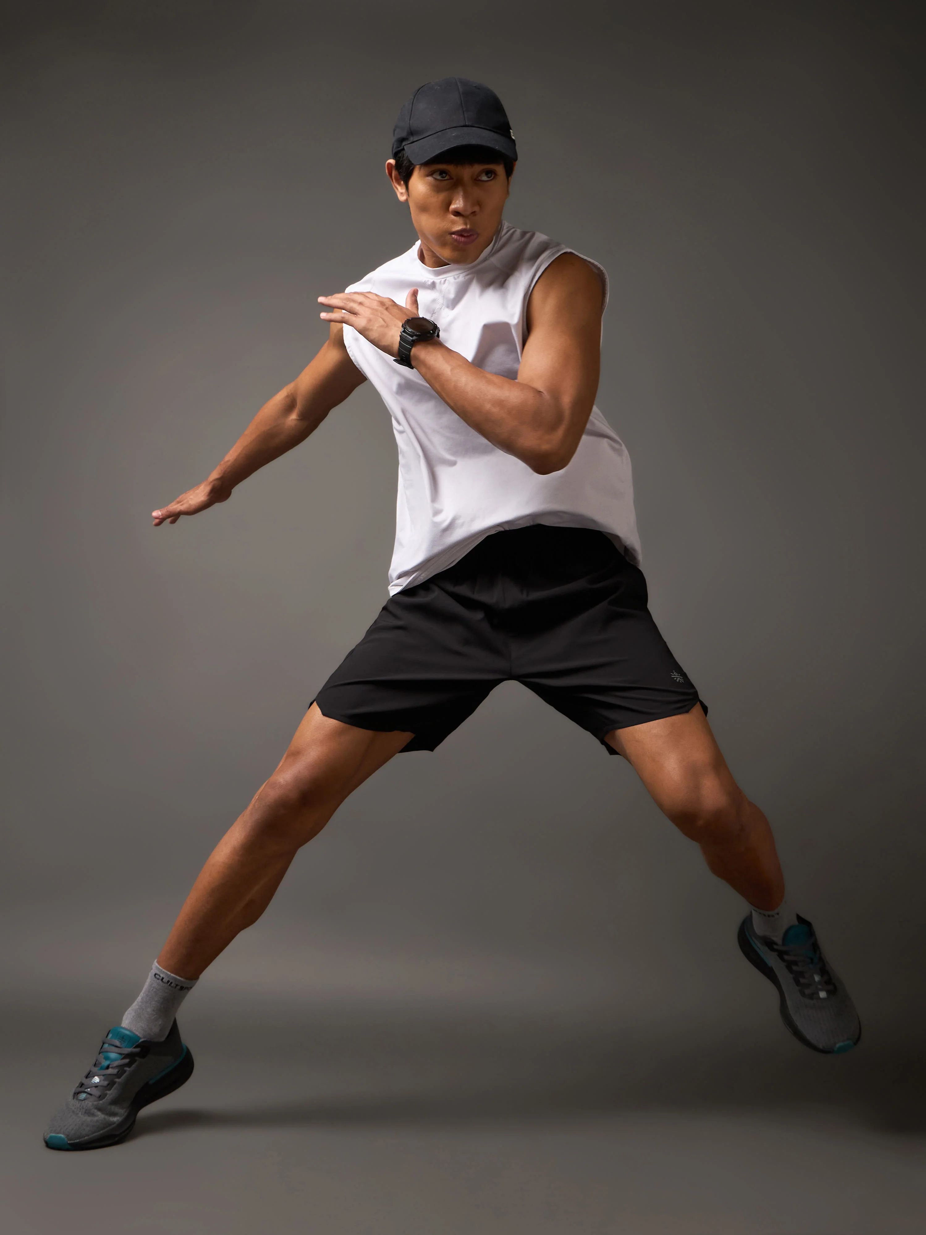 Iconic Black Running Shorts - Image 2