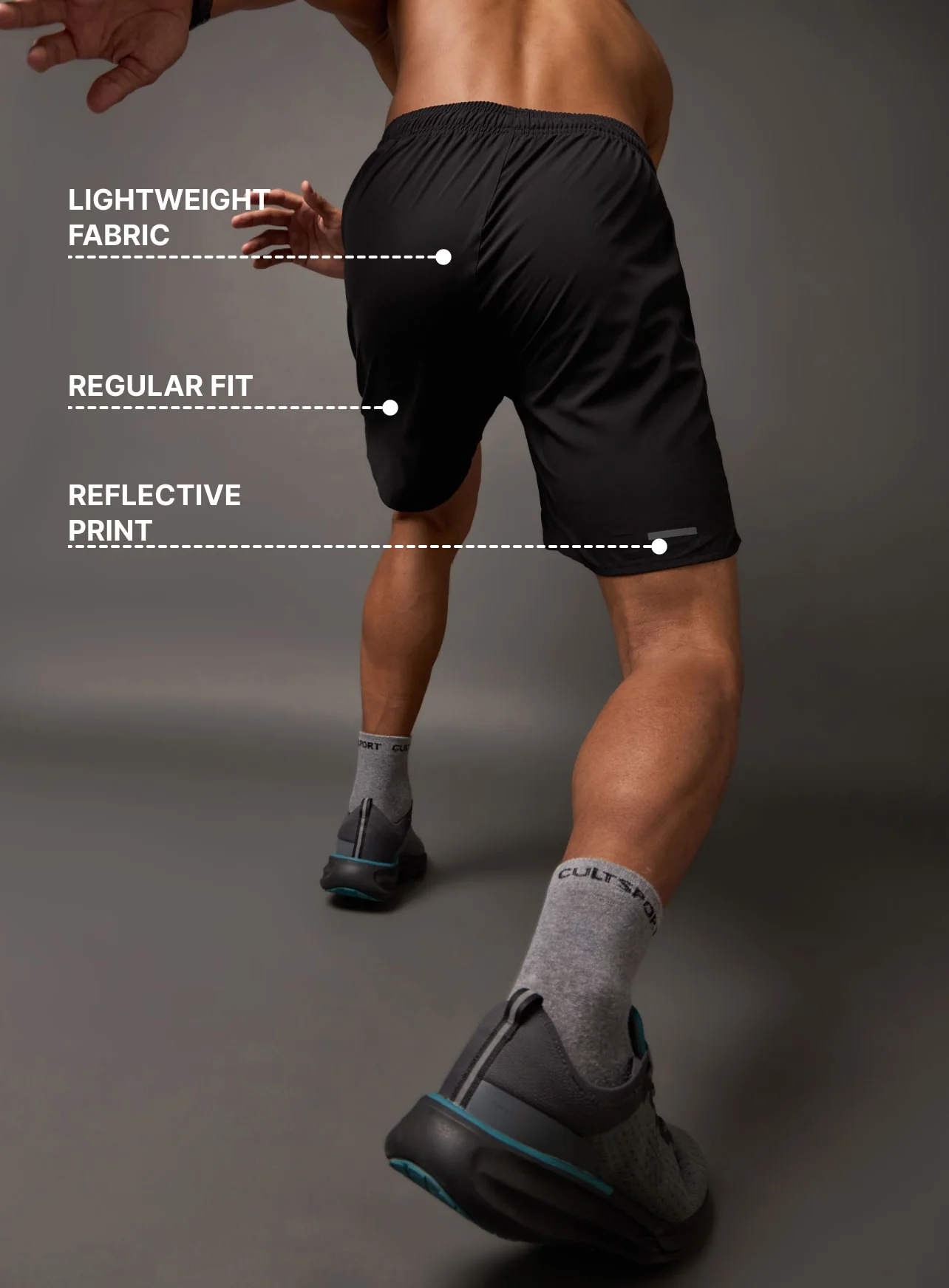Iconic Black Running Shorts - Image 6