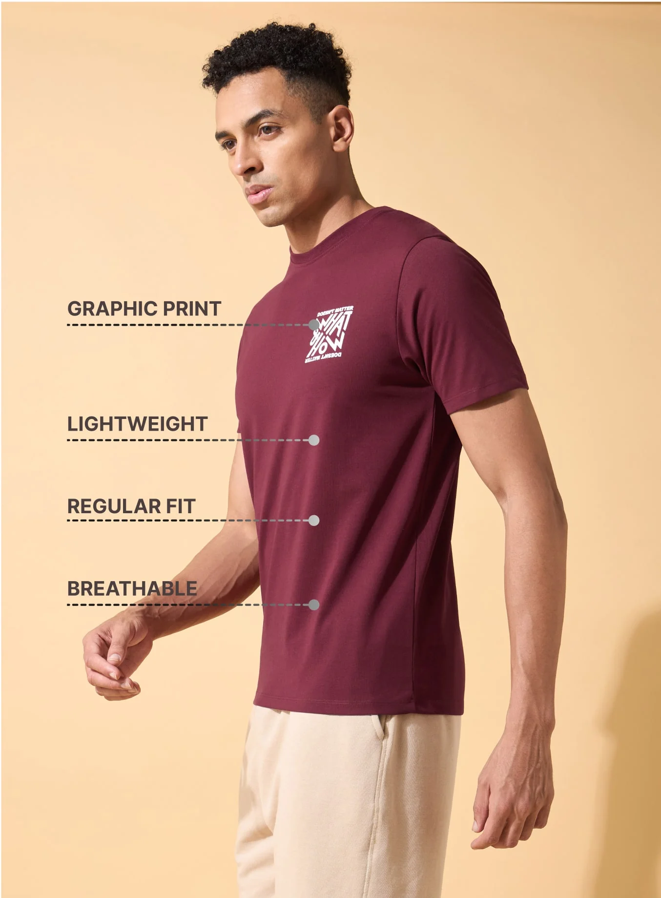 Lifestyle Graphic Print T-shirt - Image 4
