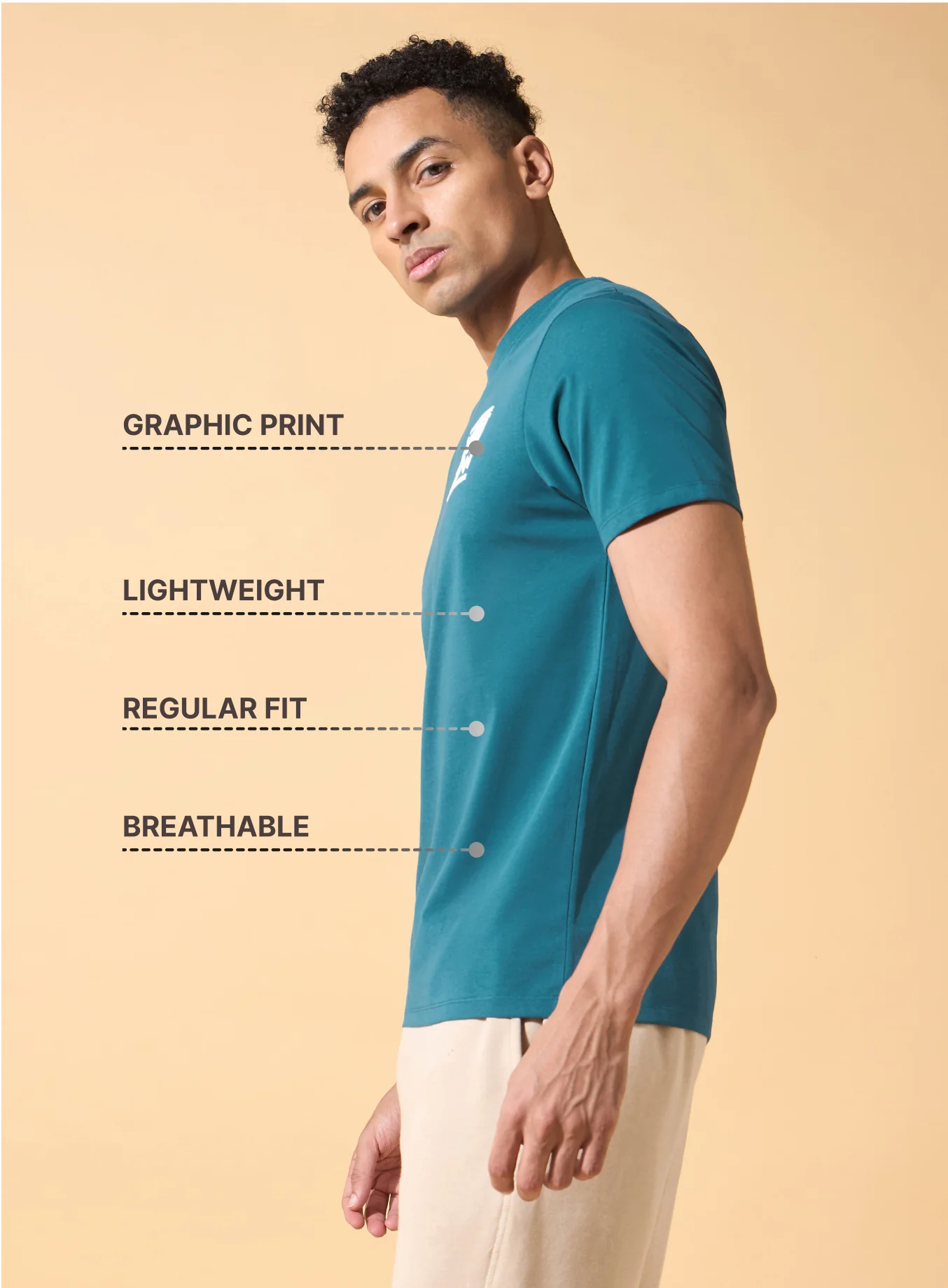 Lifestyle Graphic Print T-shirt - Image 4