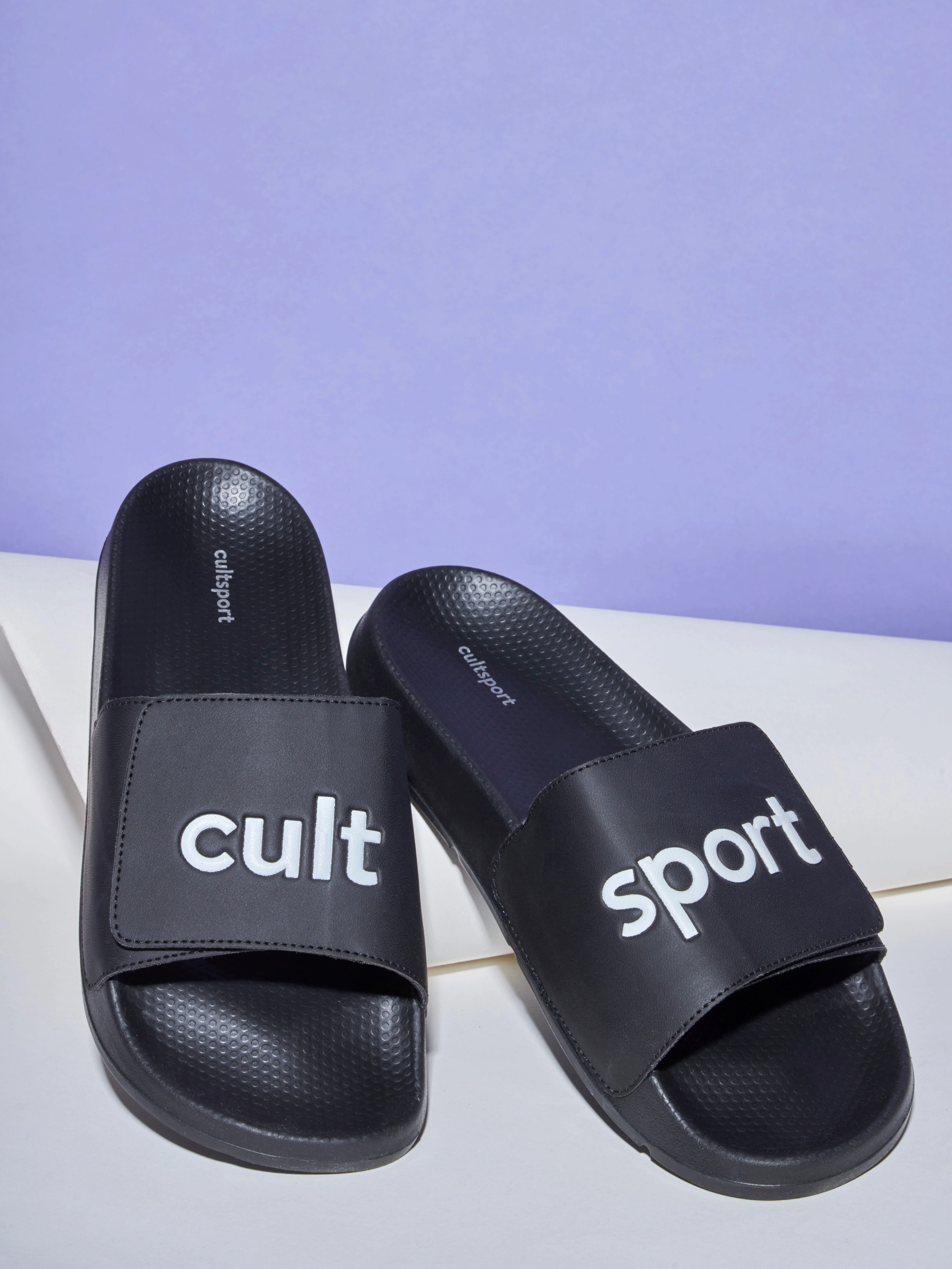 cult Locomo Black Men Slides - Image 2