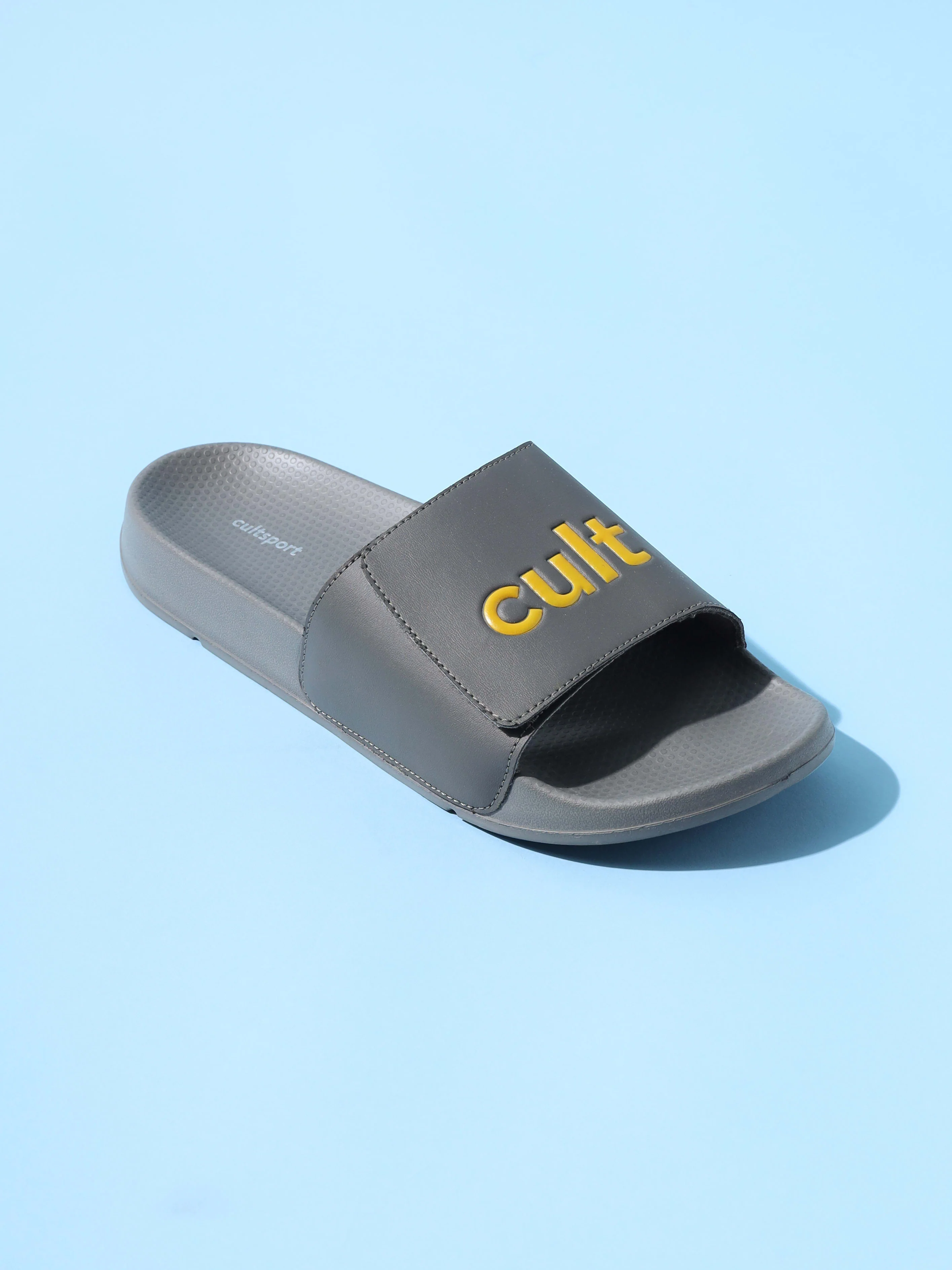 cult Locomo Grey Men Slides - Image 4