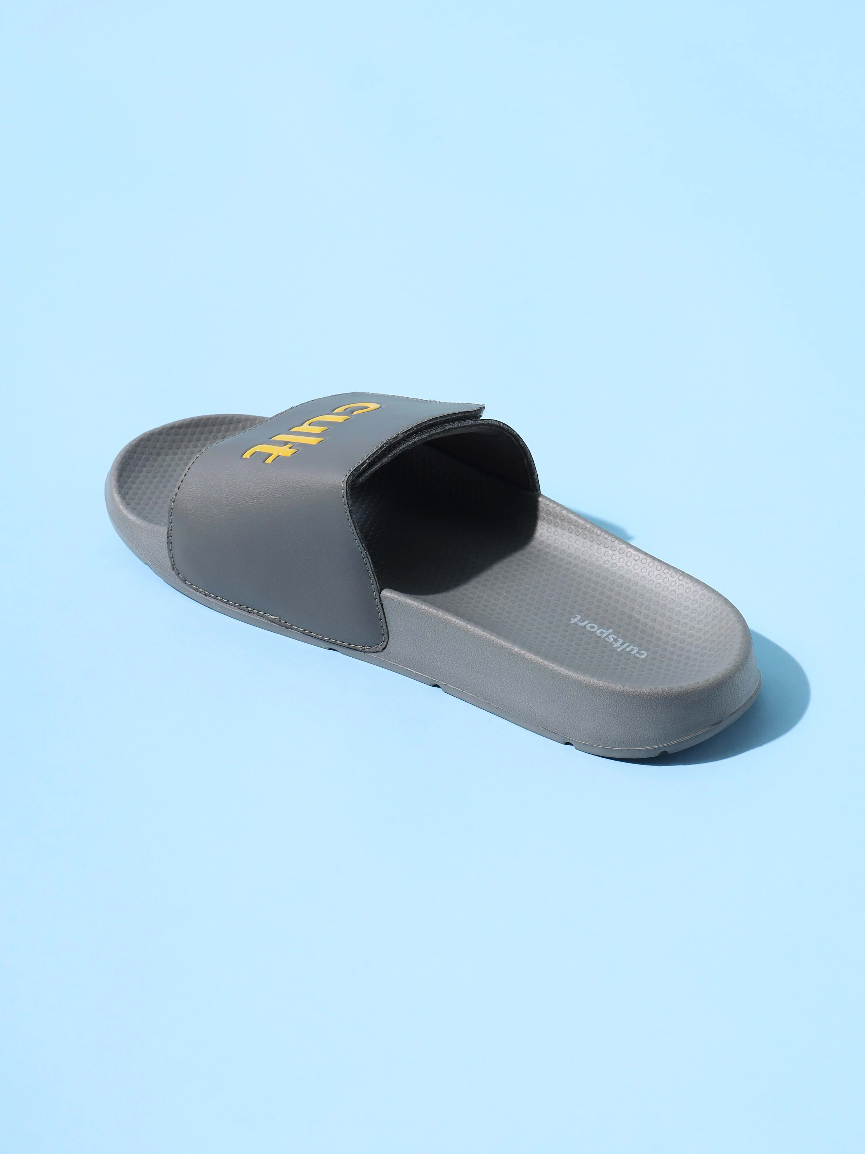 cult Locomo Grey Men Slides - Image 5