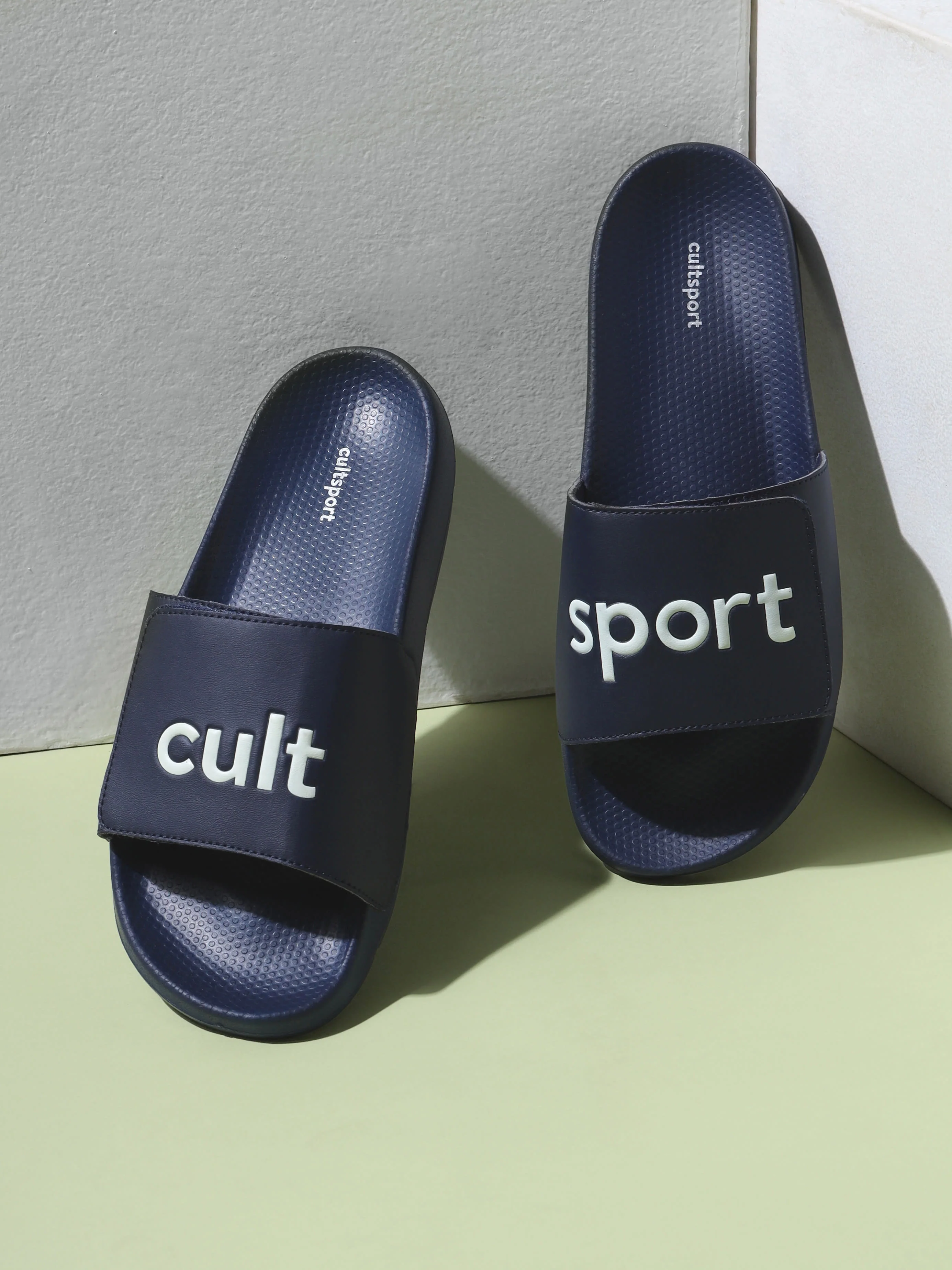 cult Locomo Navy Men Slides - Image 2