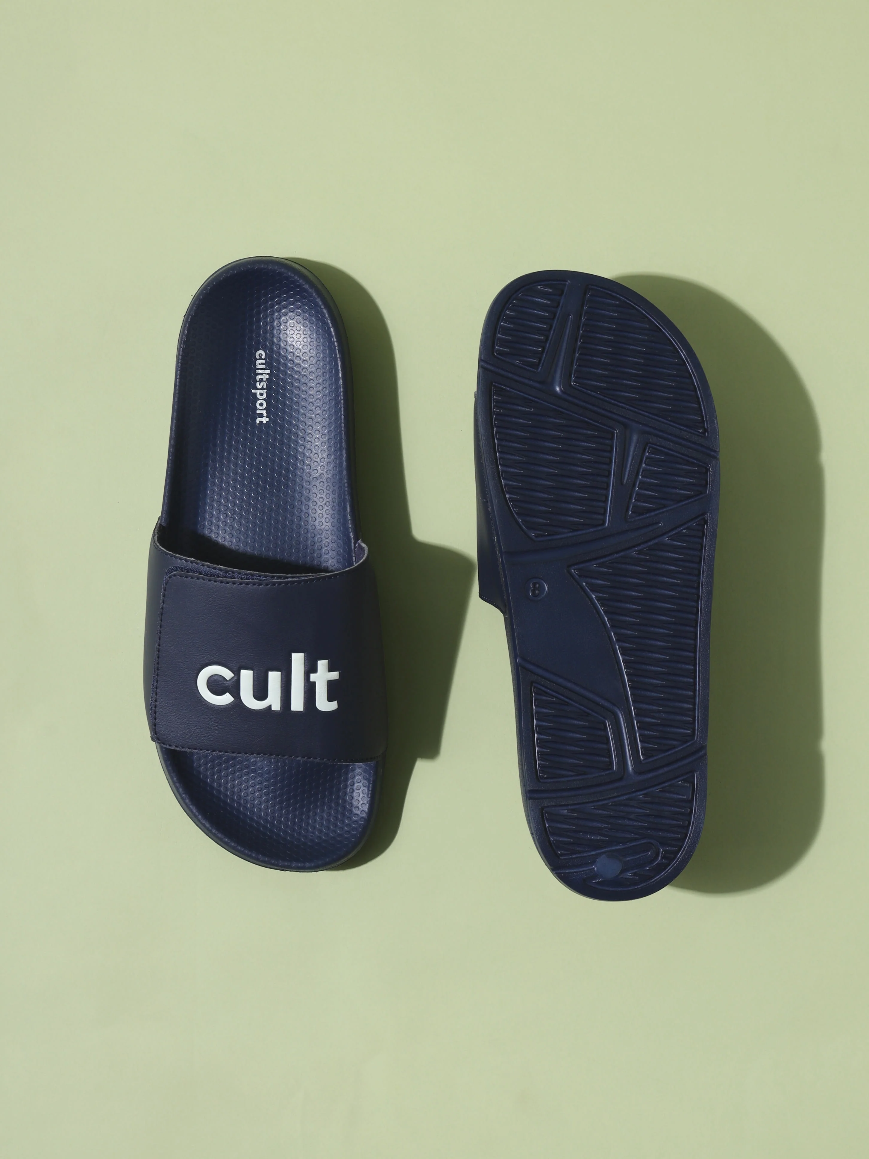 cult Locomo Navy Men Slides - Image 6