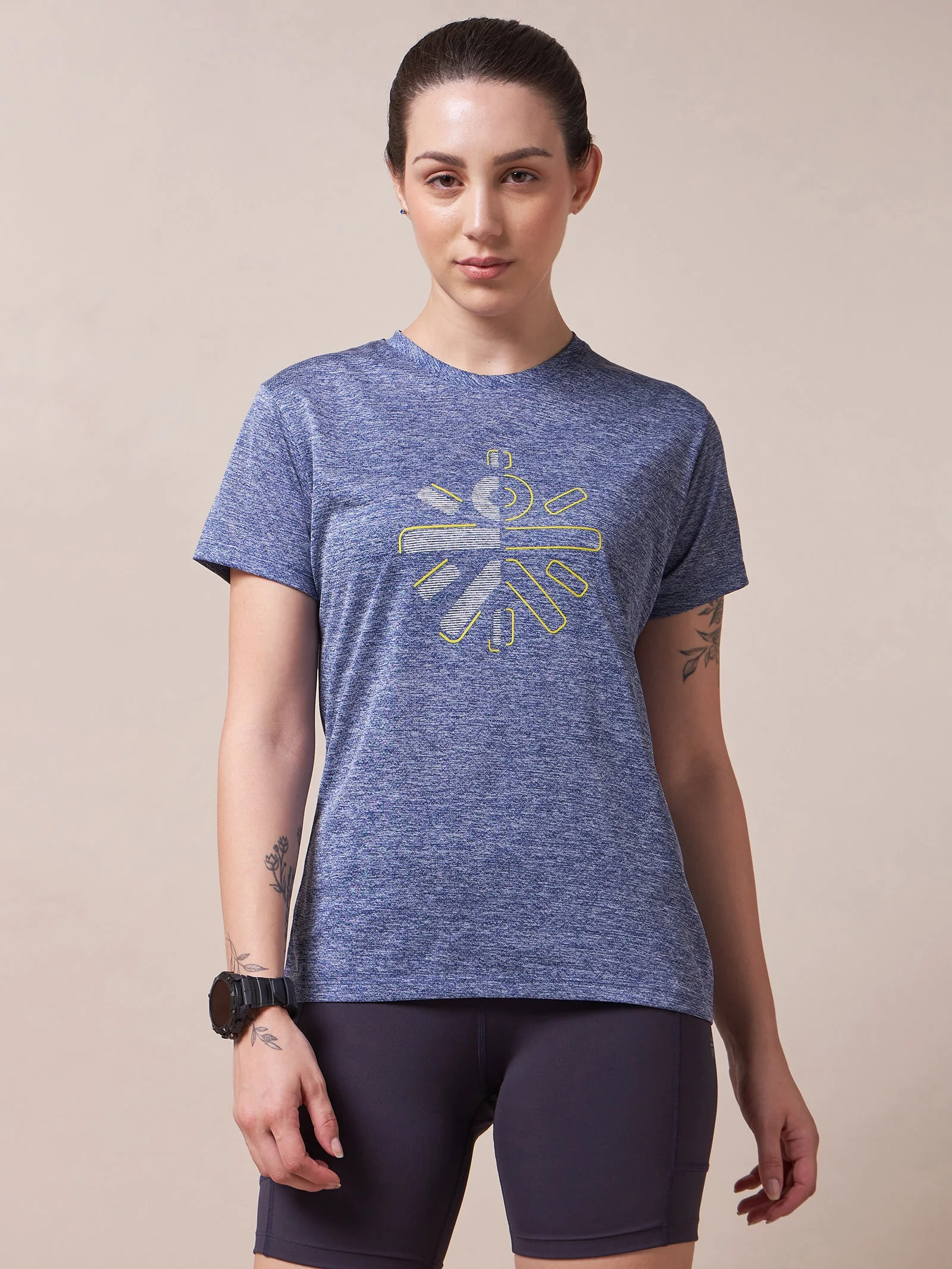 Logo Chest Graphic Workout T-shirt - Image 4