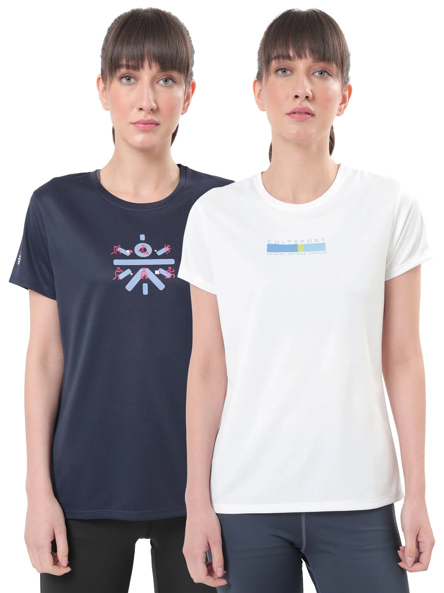 Logo Play Chest Print Active T-shirt Pack of 2 - Image 8