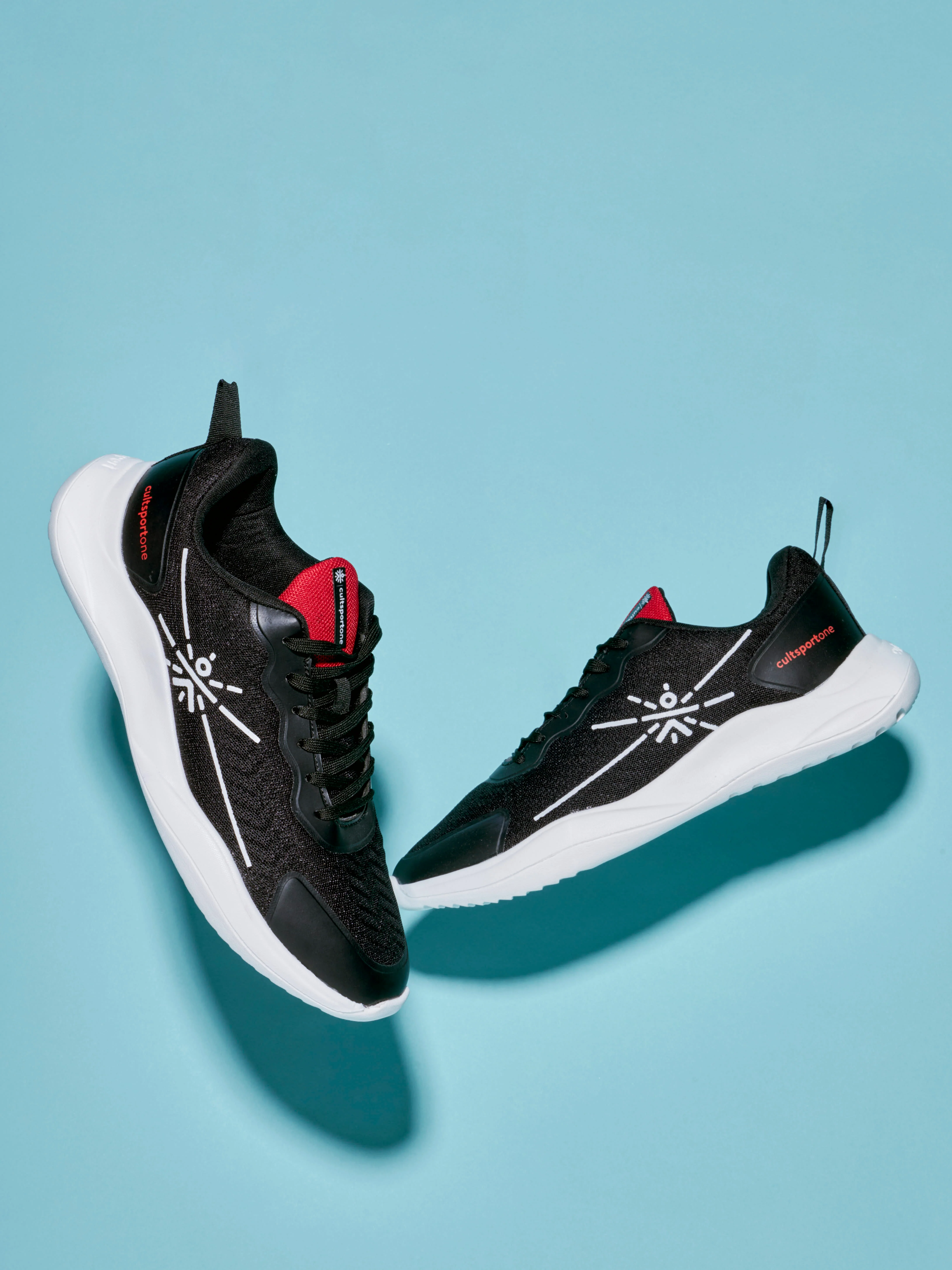 cult Lope Men Running Shoes - Black/Red - Image 3