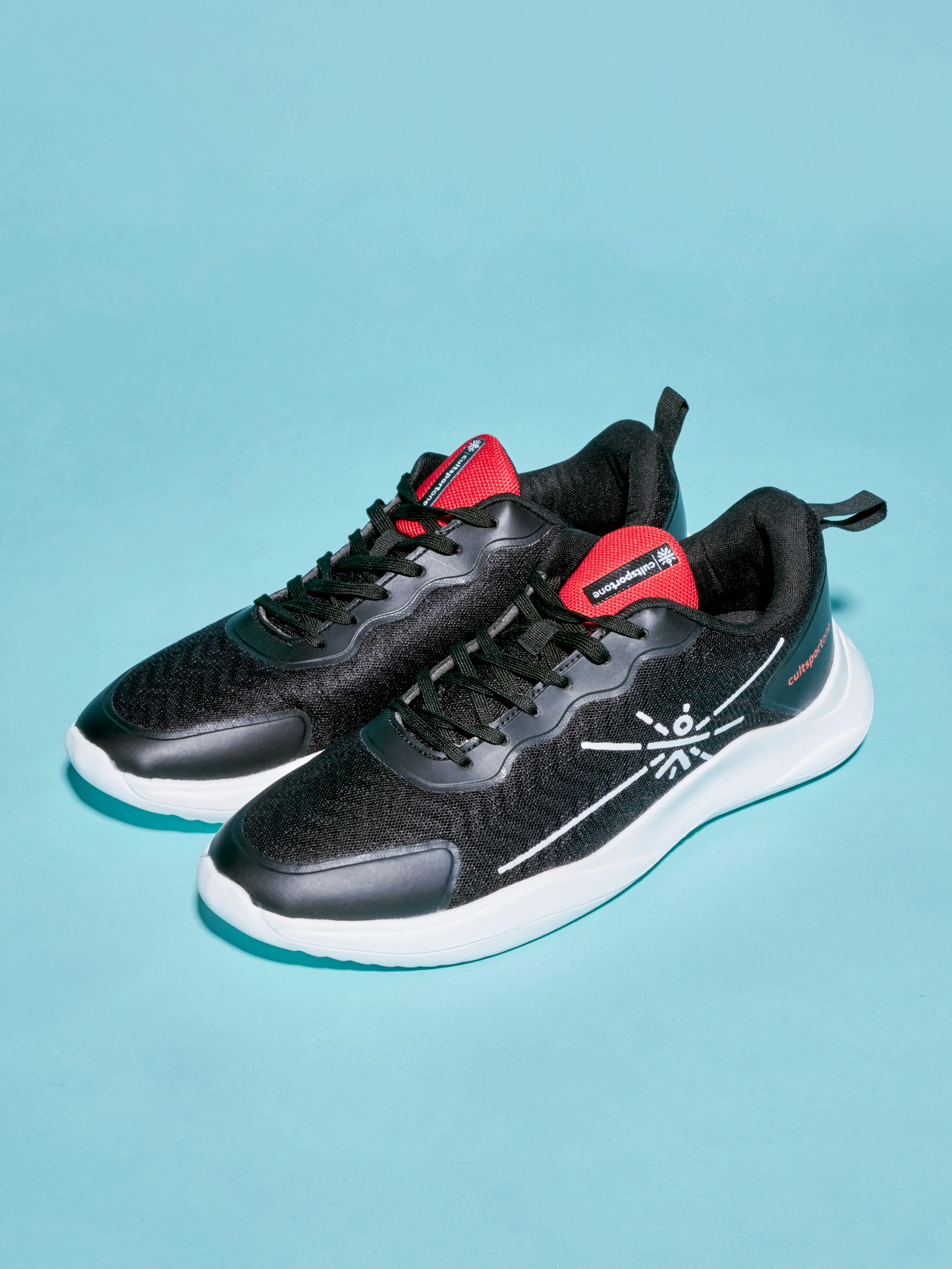 cult Lope Men Running Shoes - Black/Red - Image 5
