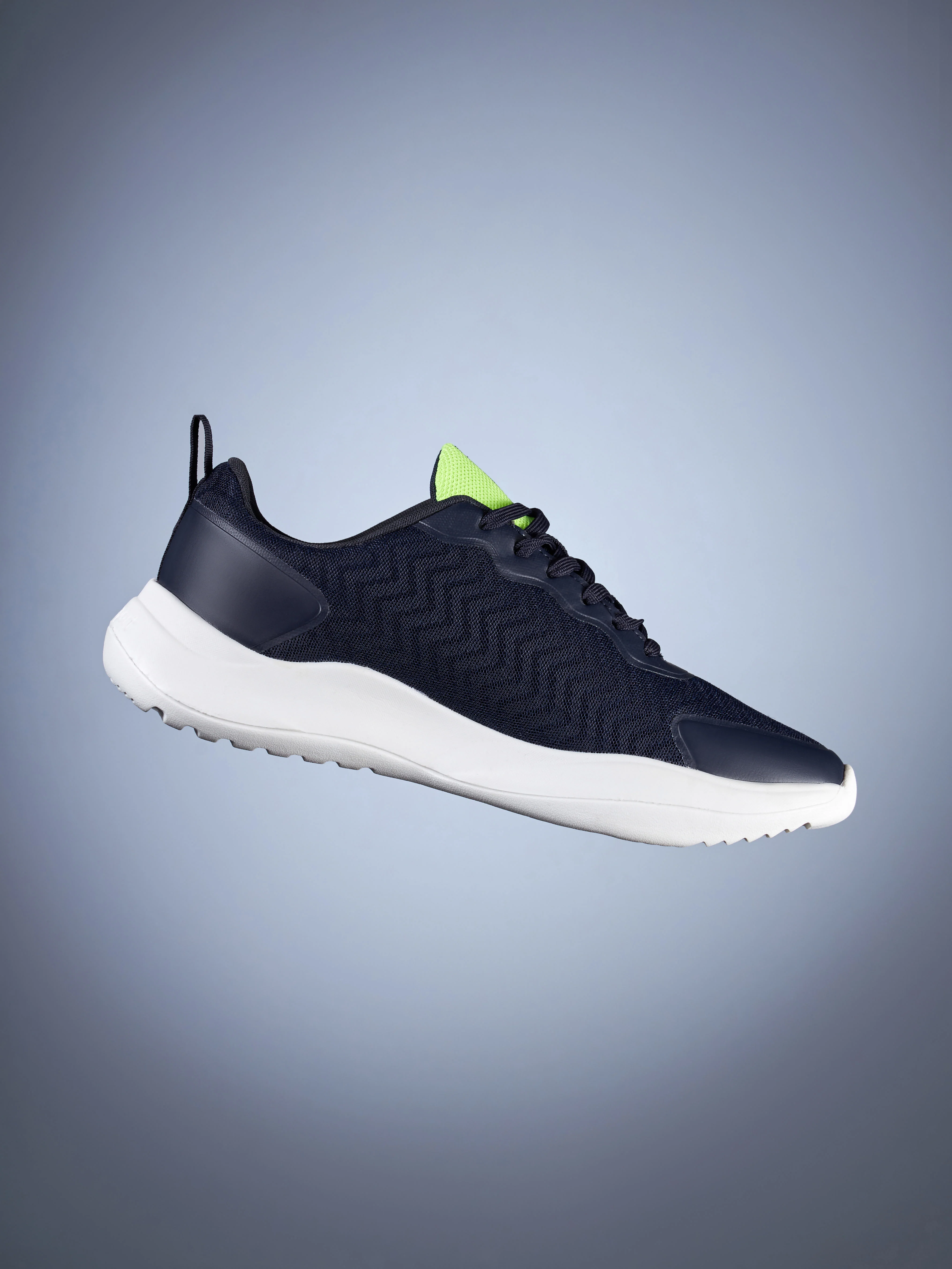 cult Lope Men Running Shoes - Navy/Lime Green - Image 4