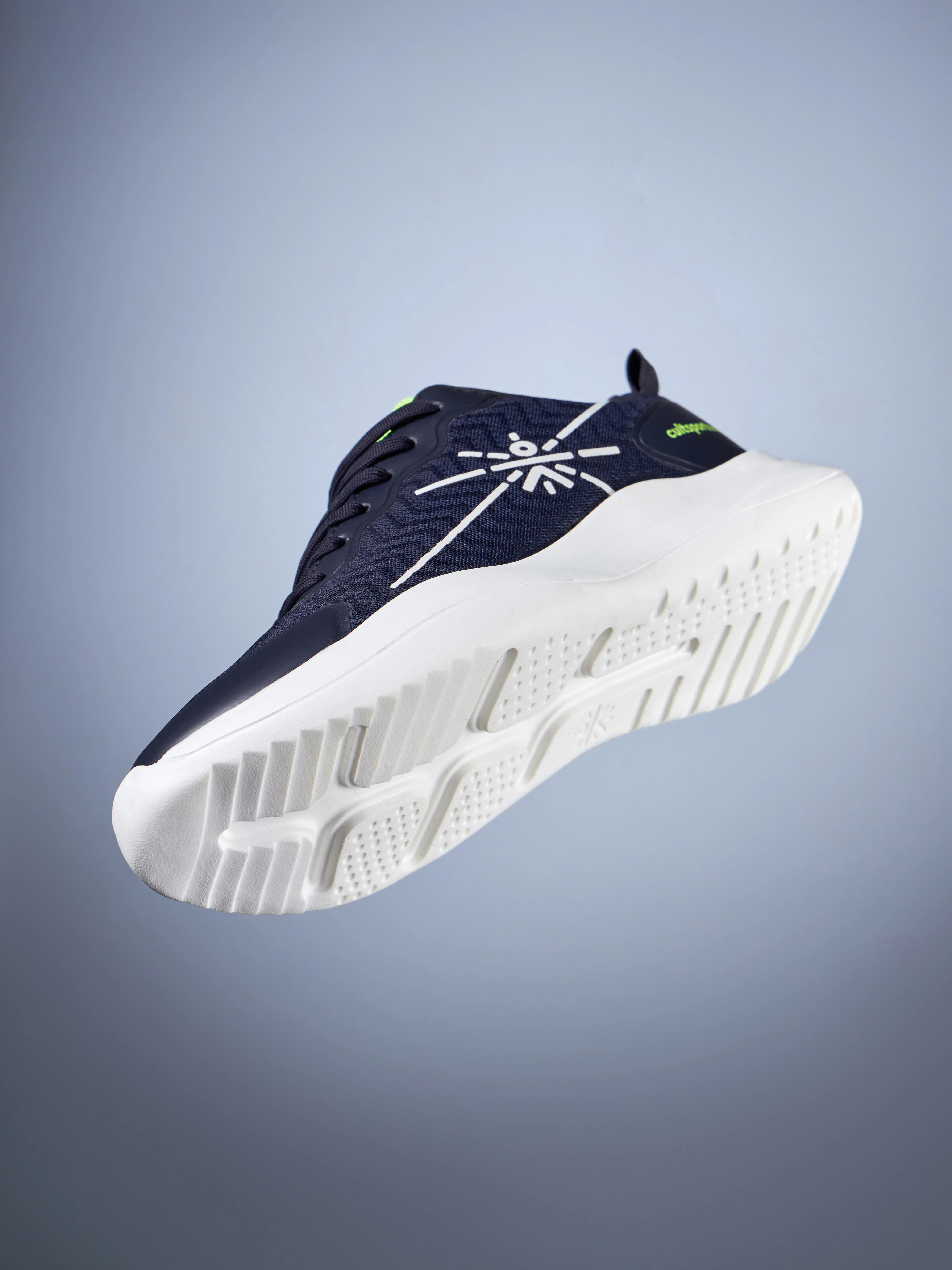 cult Lope Men Running Shoes - Navy/Lime Green - Image 6