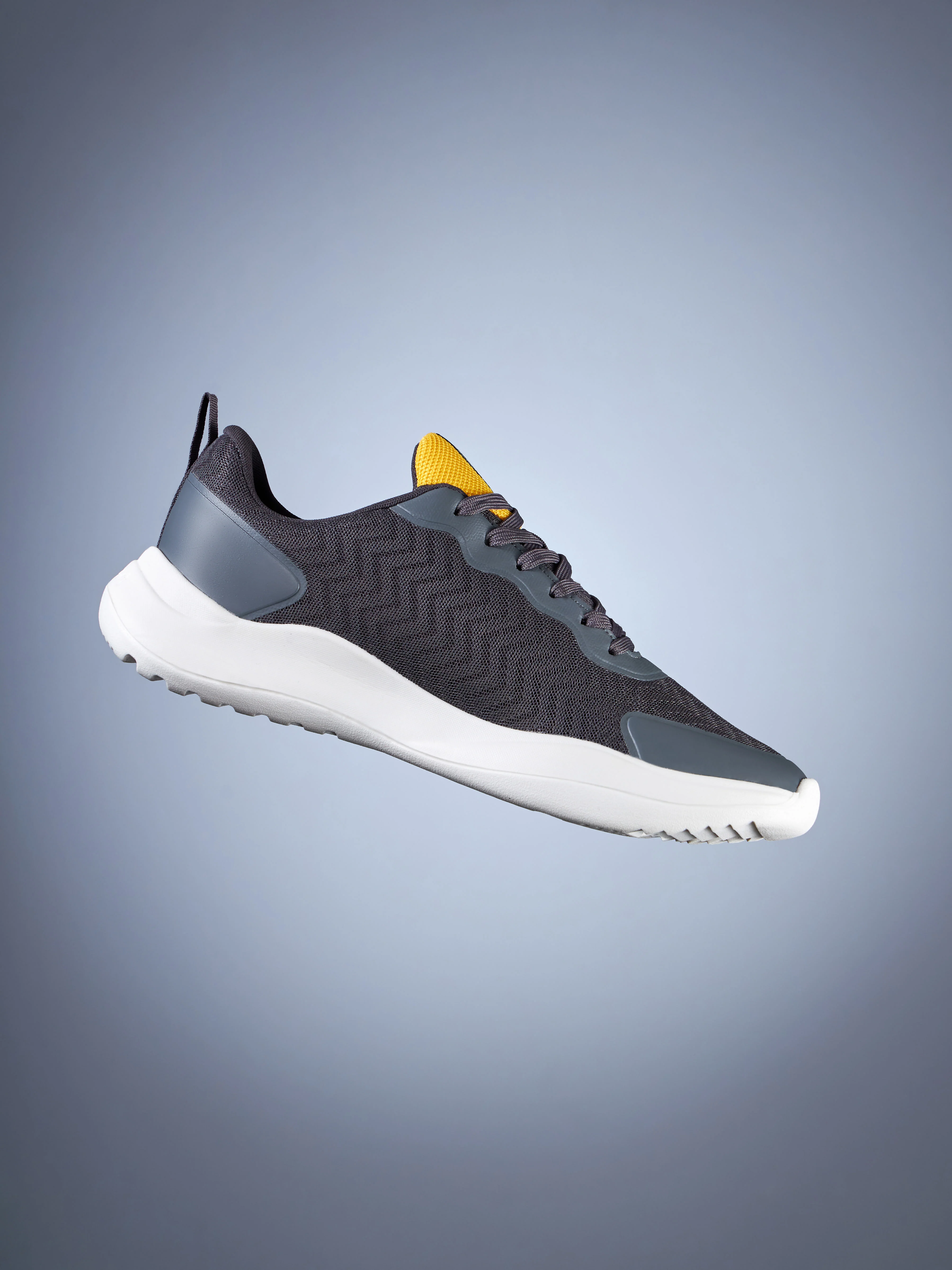cult Lope Men Running Shoes - Grey/Yellow - Image 5