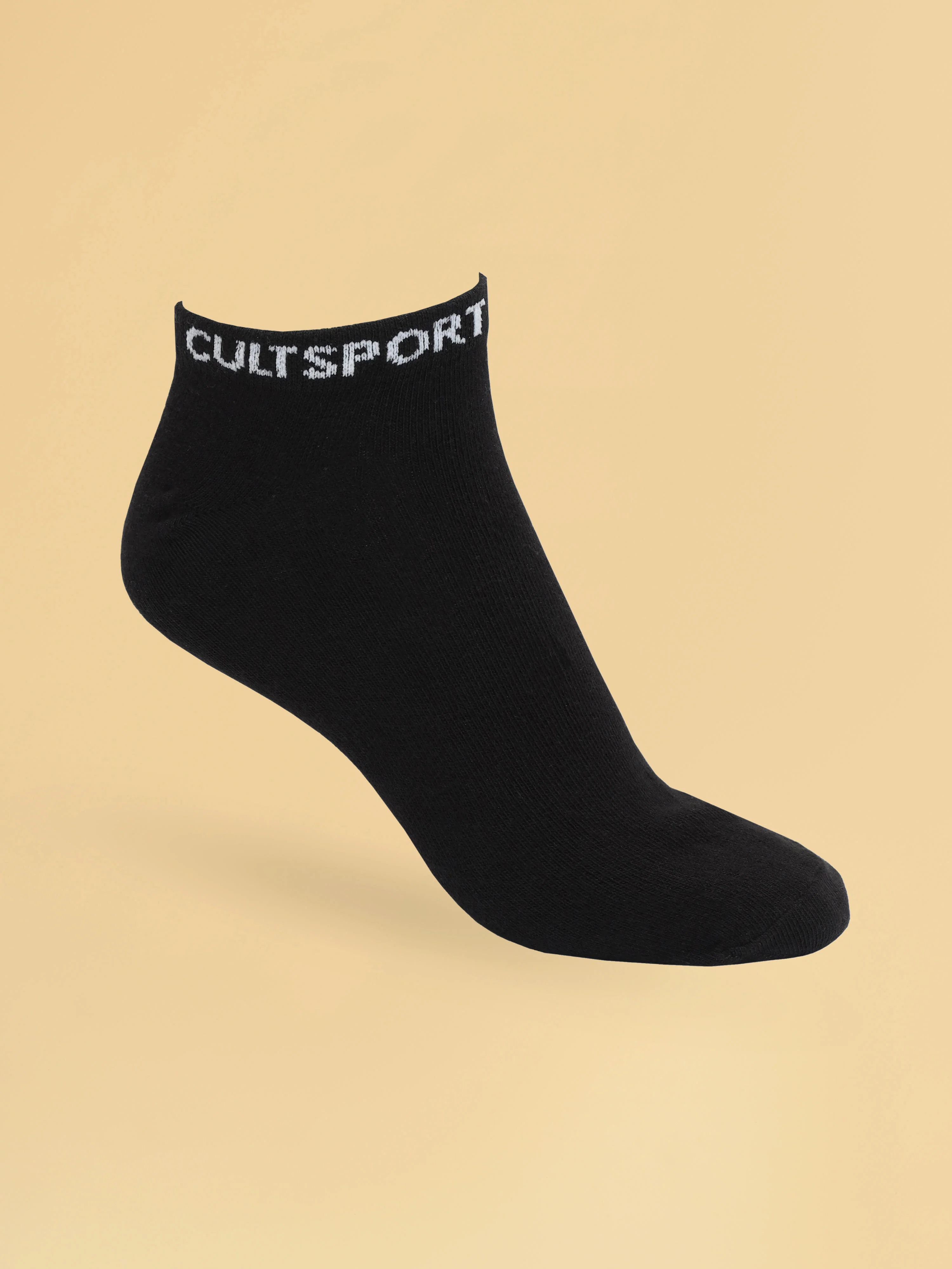 Casual Low Ankle Length Cotton Pack of 3 Black,White & Grey Men's Socks - Image 5