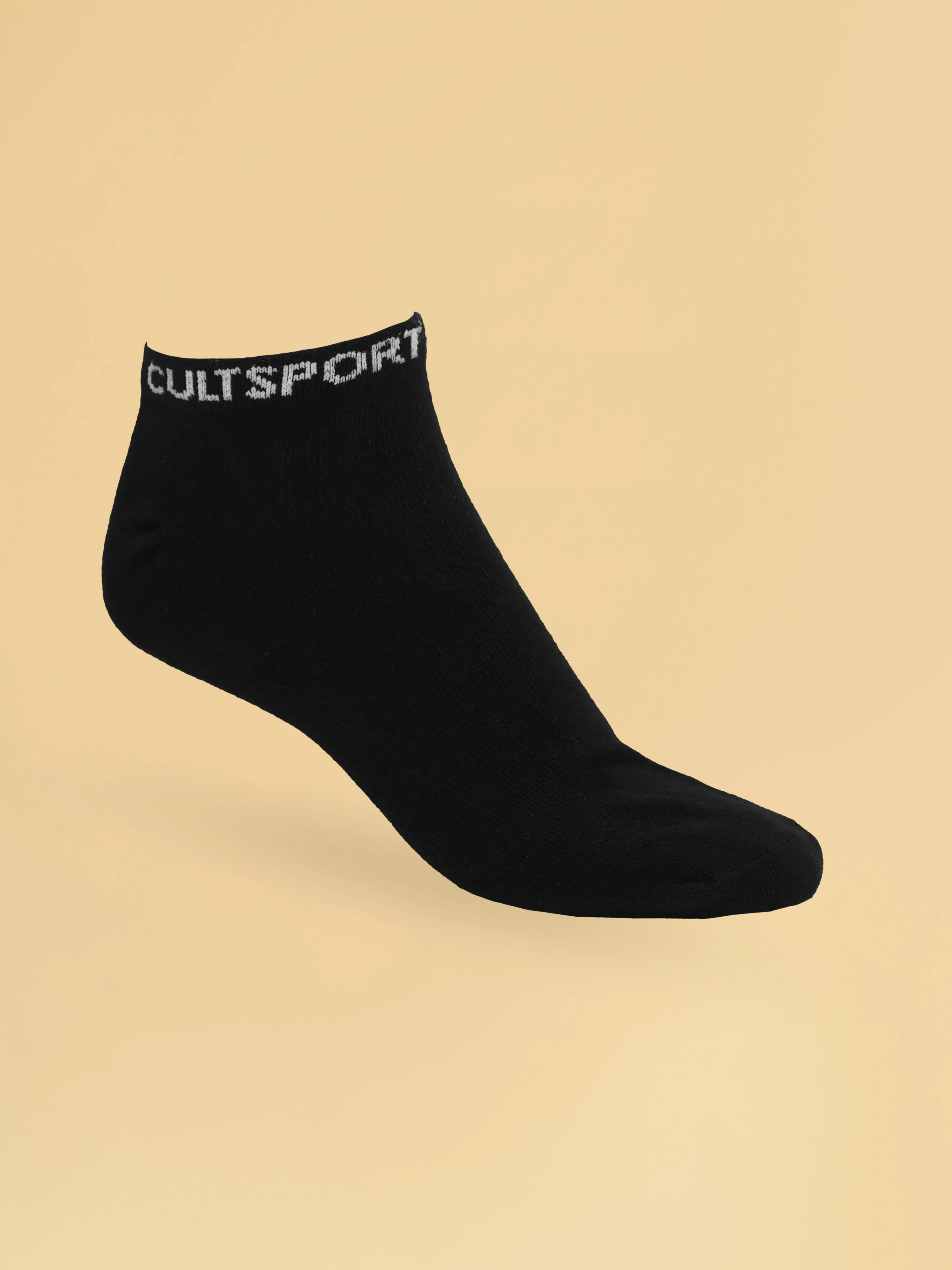 Sports Low Ankle Length Pack of 3 Black,Grey & Navy Men's Socks - Image 3