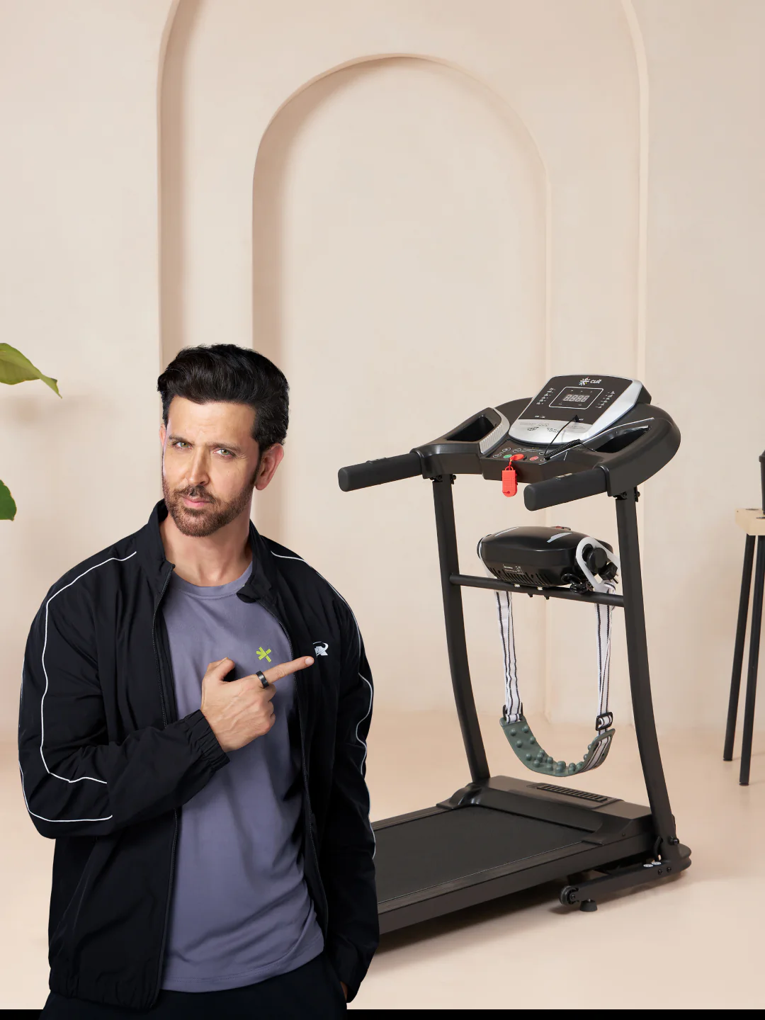 Cultrun M3.0 3HP Peak Treadmill | 3-level Manual-Incline | Max Weight-100kg | Max Speed-10 kmph (with 6 months extended warranty) - Image 2