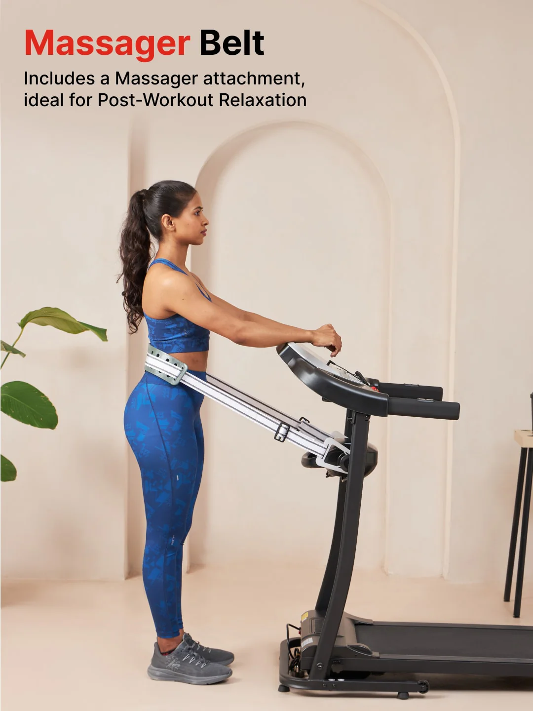 Cultrun M3.0 3HP Peak Treadmill | 3-level Manual-Incline | Max Weight-100kg | Max Speed-10 kmph (with 6 months extended warranty) - Image 7