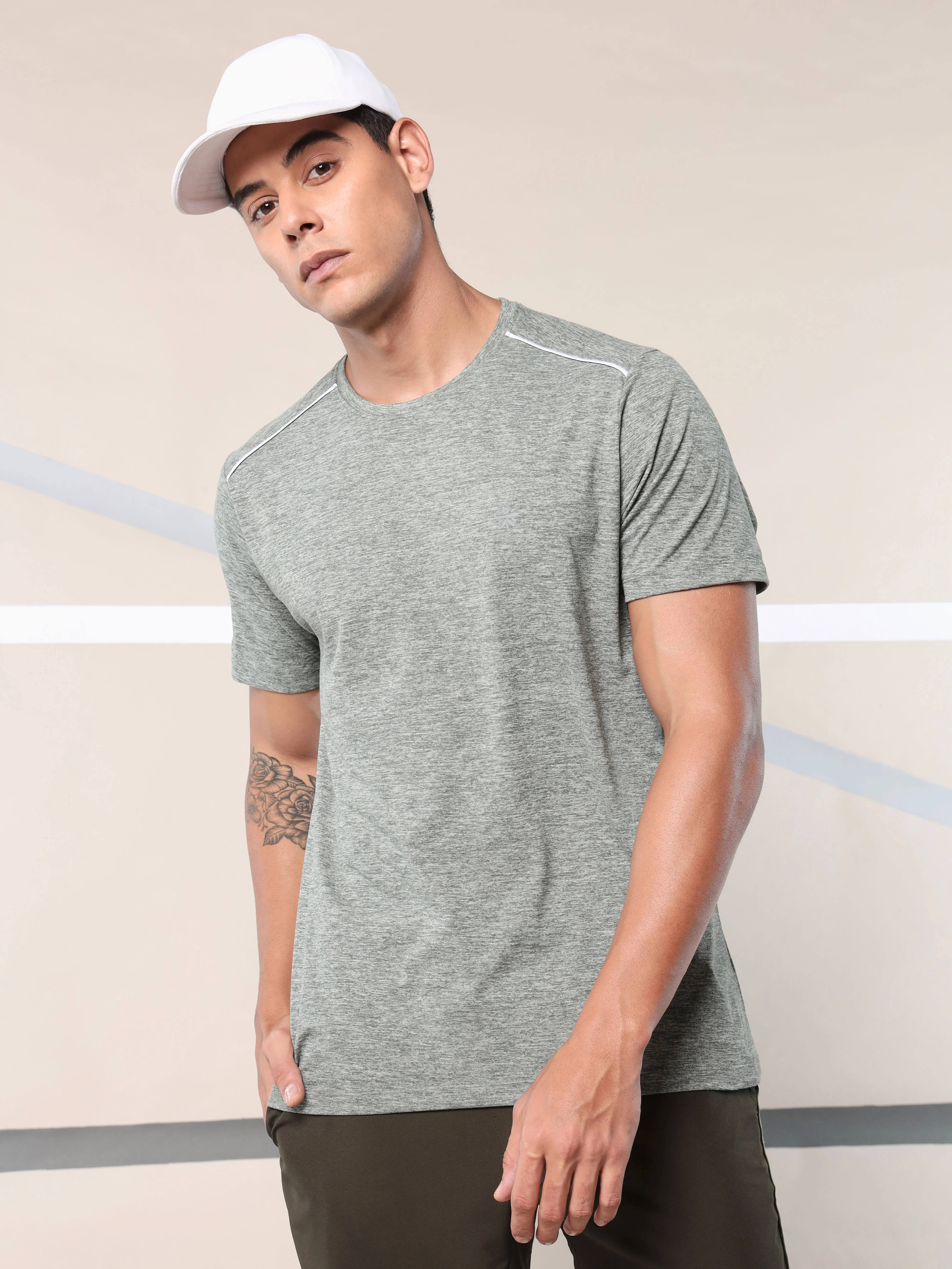 Move All Day Olive Comfortech T-shirt - Image 3