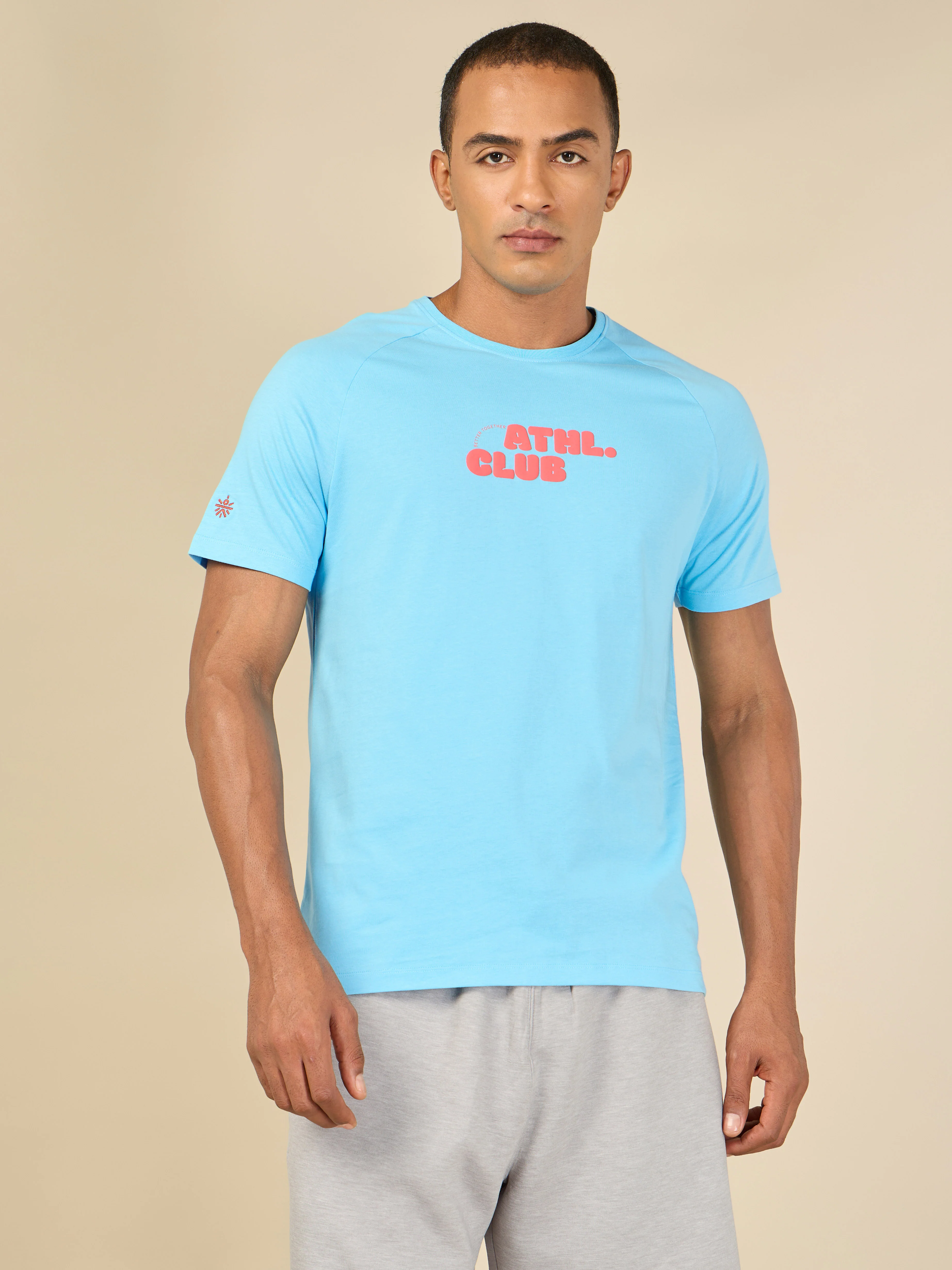 Men Ath. Club Blue T-shirt - Image 3