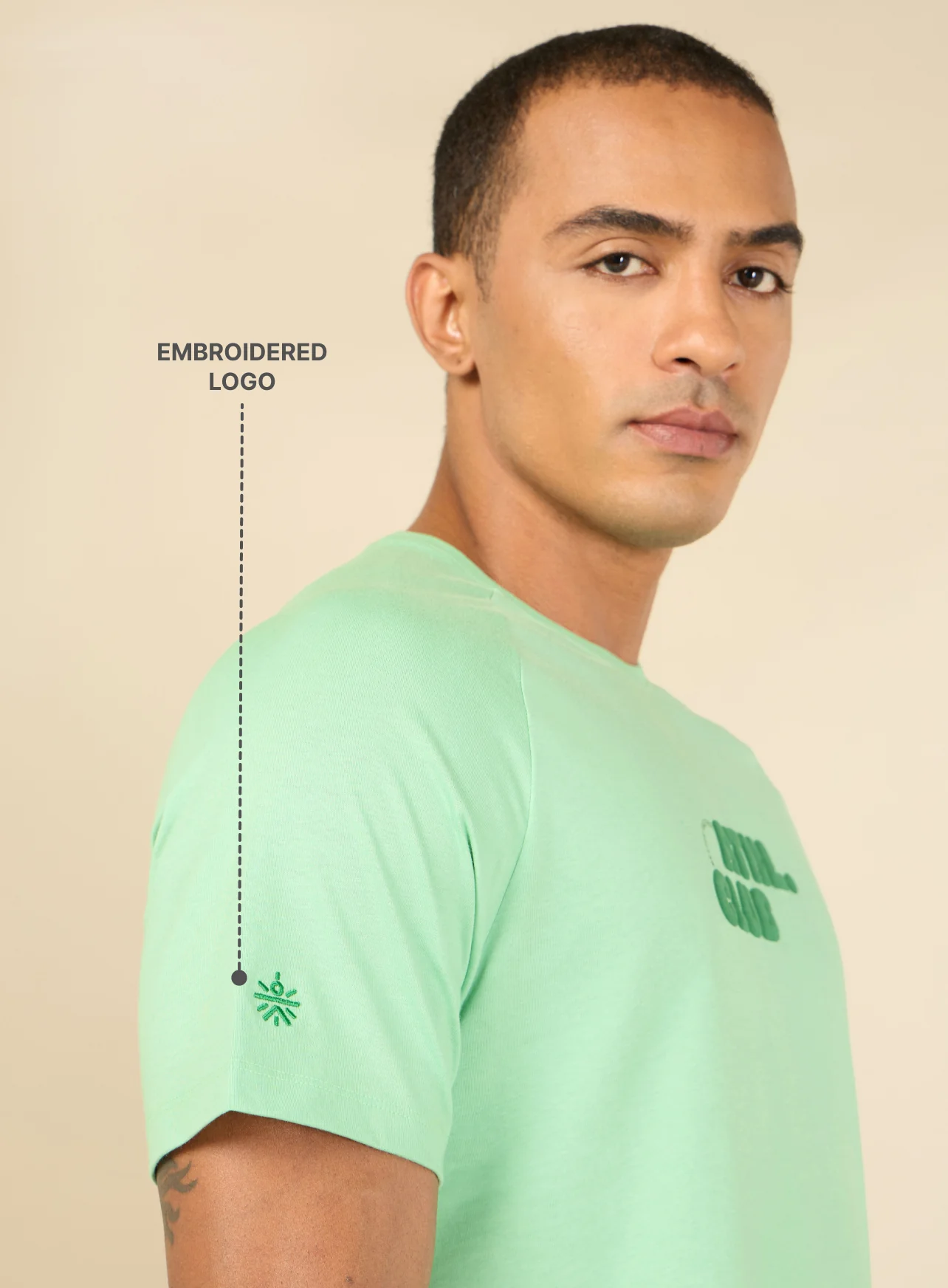 Men Ath. Club Green T-shirt - Image 7