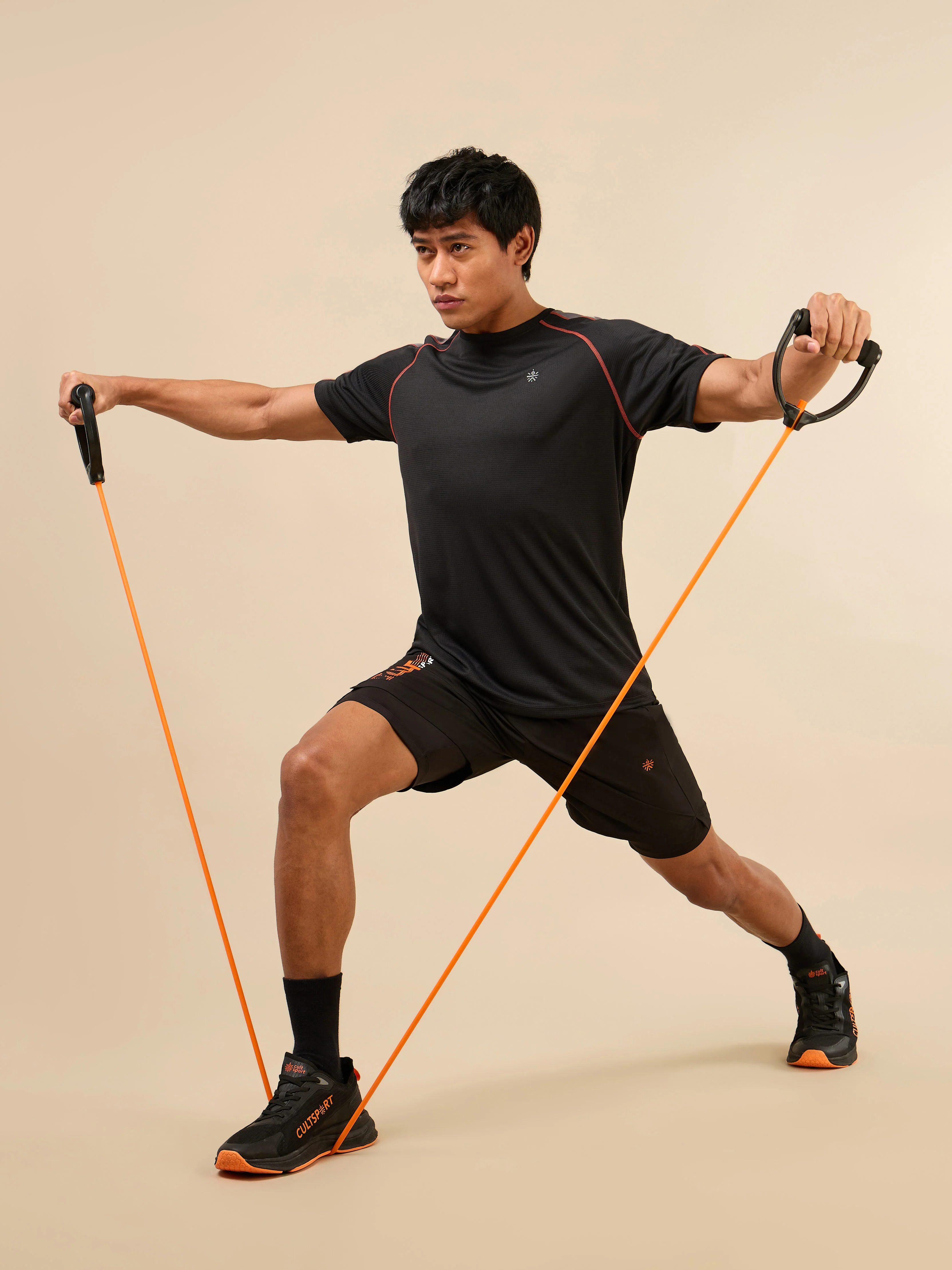 Men's All Format Black High Performance T-shirt - Image 3