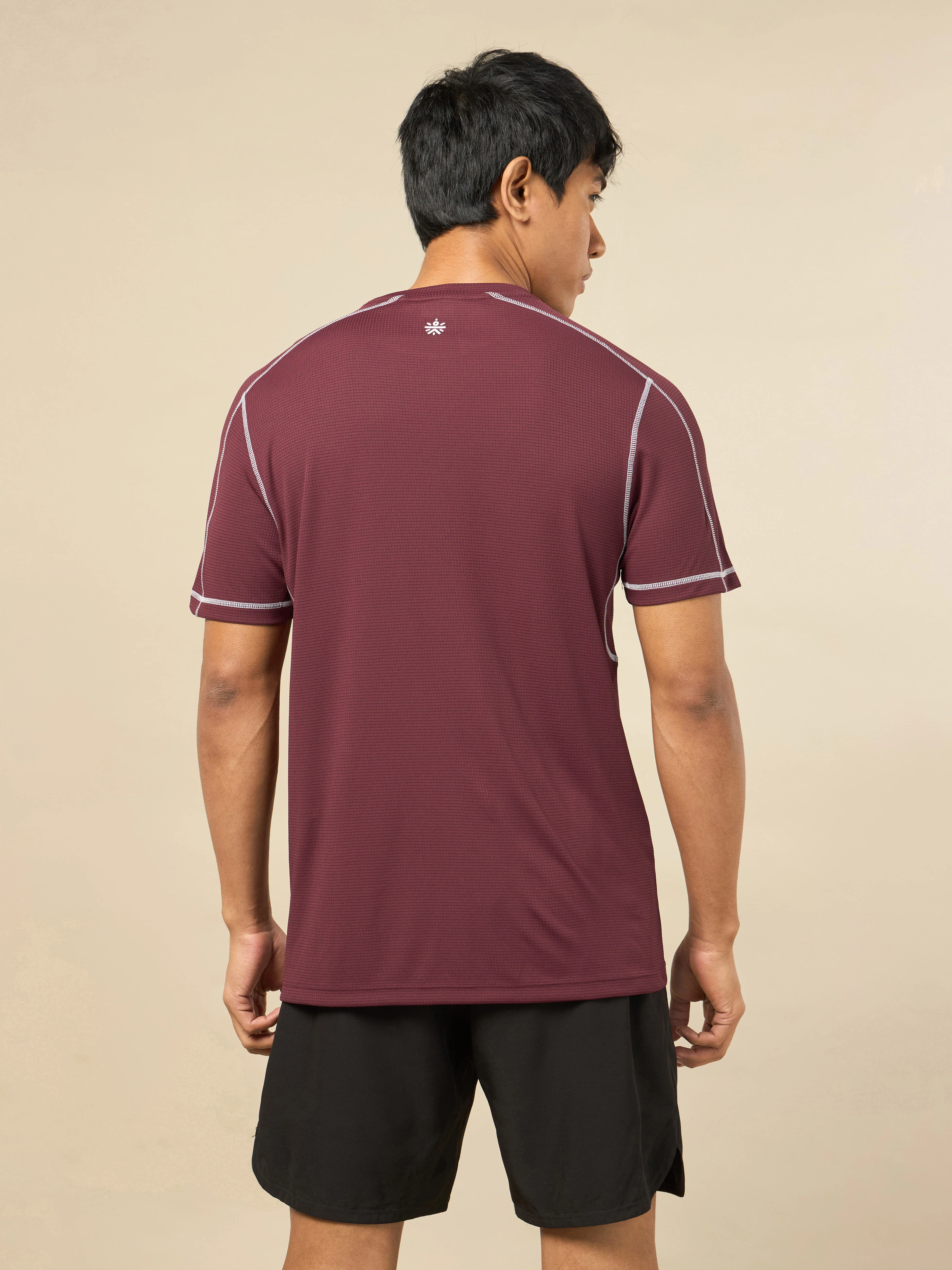 Men's All Round Red Workout T-shirt - Image 6