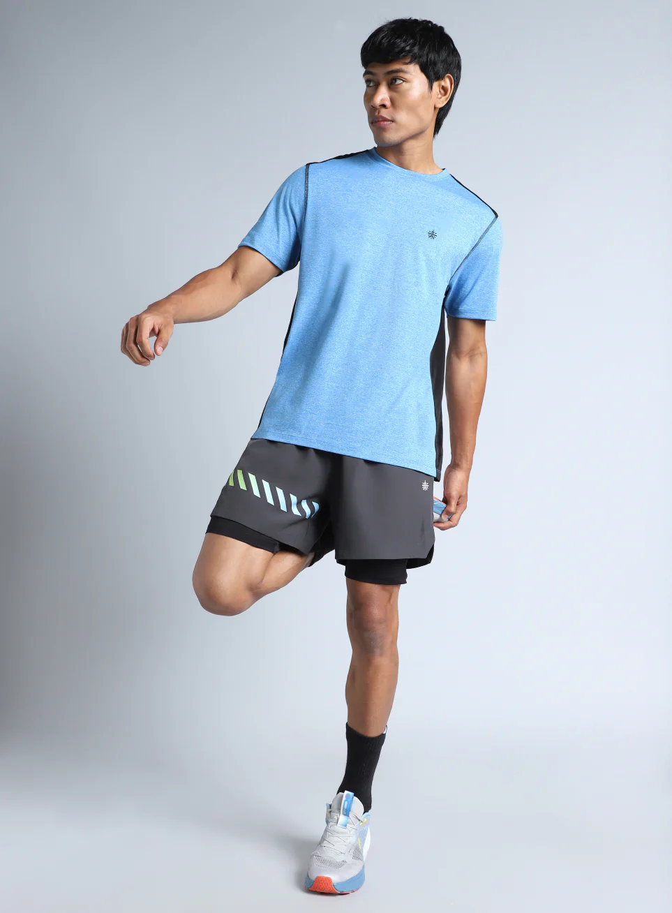 Men's Amp Up Blue Comfortech T-shirt - Image 2