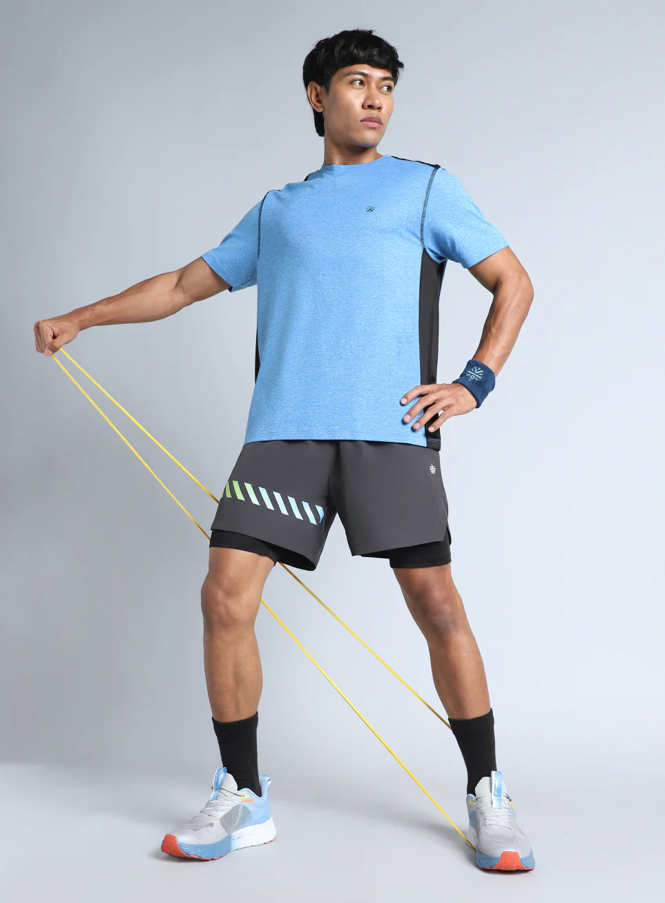 Men's Amp Up Blue Comfortech T-shirt - Image 3