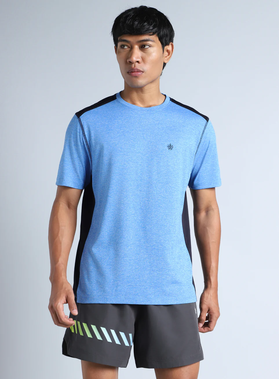 Men's Amp Up Blue Comfortech T-shirt - Image 4